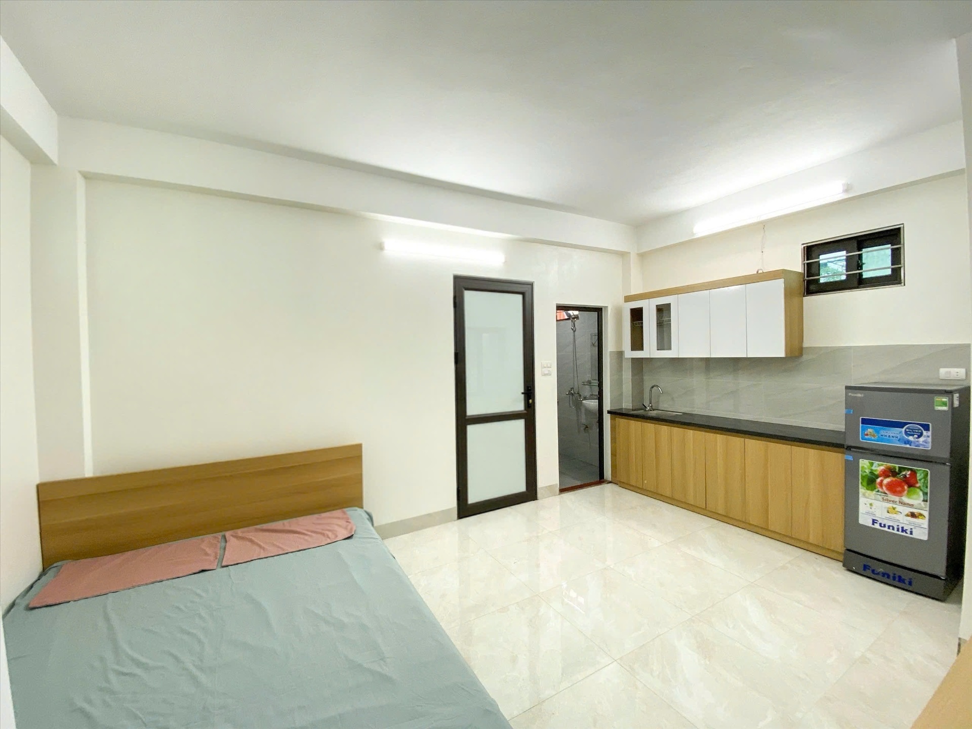 Phòng trọ Studio 28m2 tại RenHouse 4 Mỹ Đình - Nam Từ Liêm - Phòng ngủ