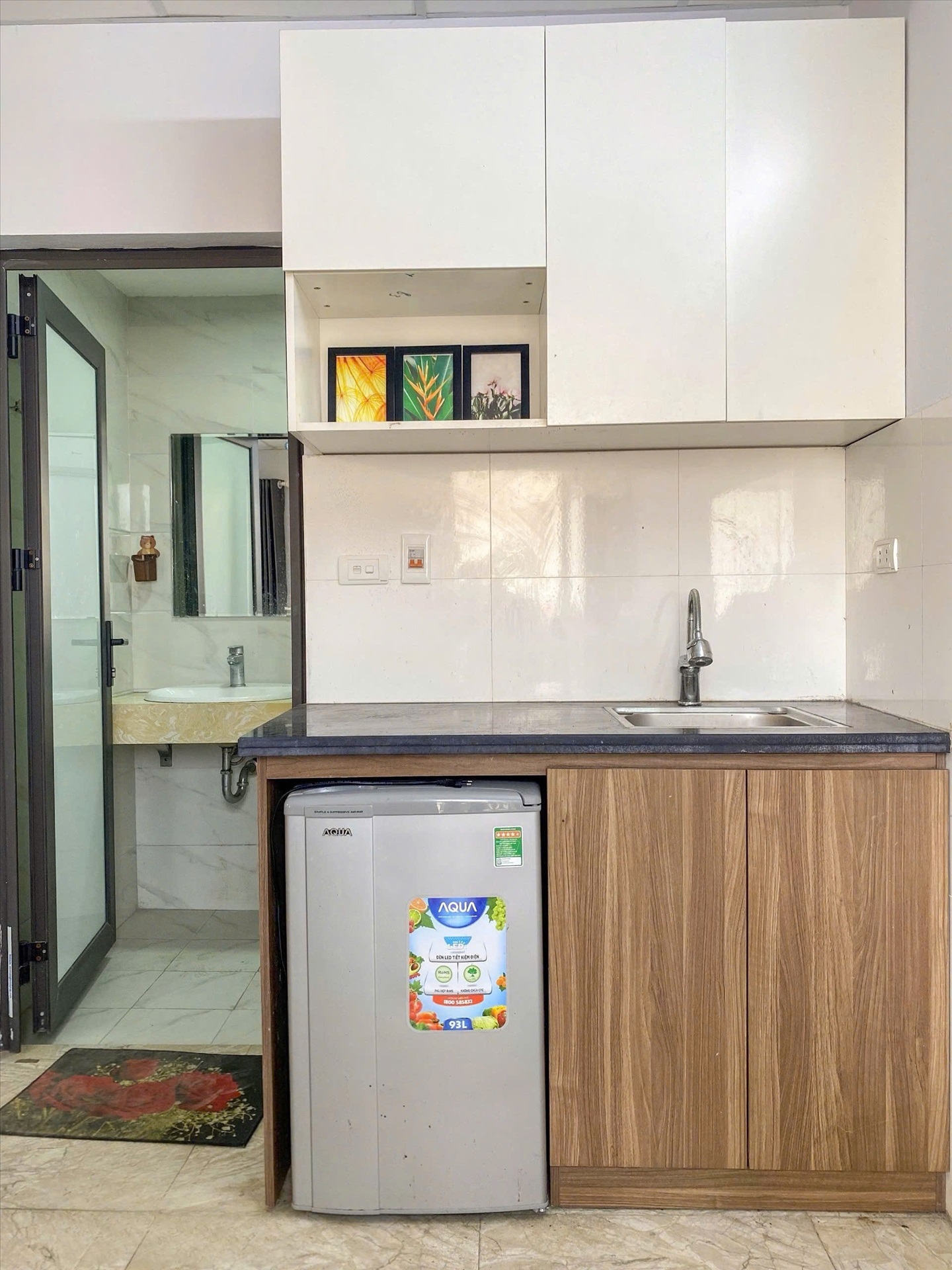Phòng trọ Studio 28m2 tại RenHouse Đình Thôn - Nam Từ Liêm - Phòng bếp