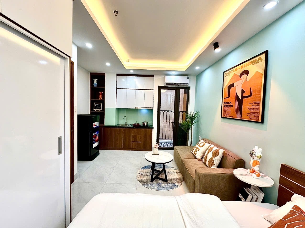 Phòng trọ Studio 35m2 tại Blue Homes Tam Đa - Tây Hồ - Phòng khách