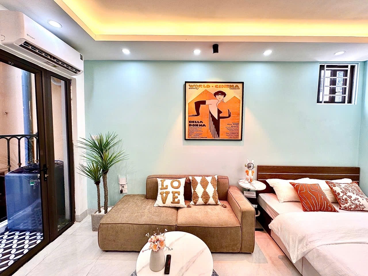 Phòng trọ Studio 35m2 tại Blue Homes Tam Đa - Tây Hồ - Phòng ngủ