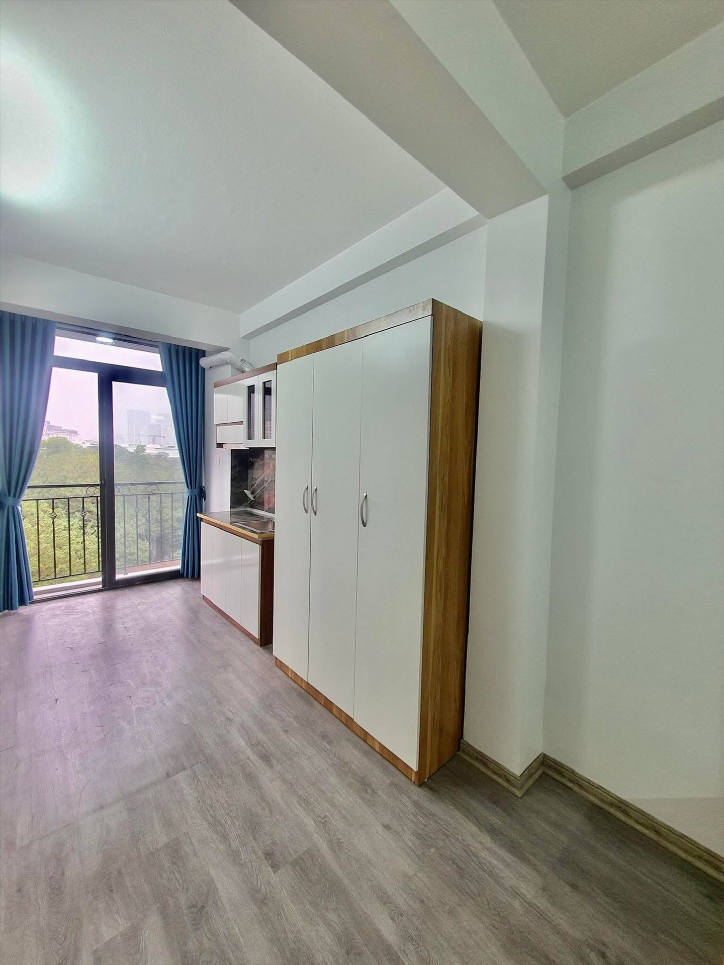 Phòng trọ Studio 28m2 tại VNFI House Phùng Khoang - Nam Từ Liêm - Phòng bếp