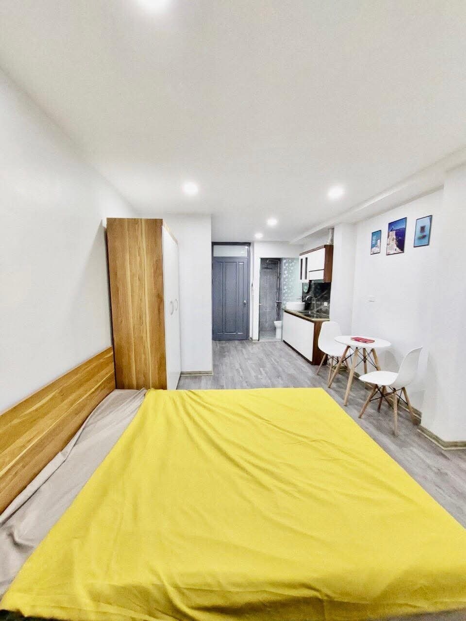 Phòng trọ Studio 28m2 tại VNFI House Phùng Khoang - Nam Từ Liêm - Phòng ngủ