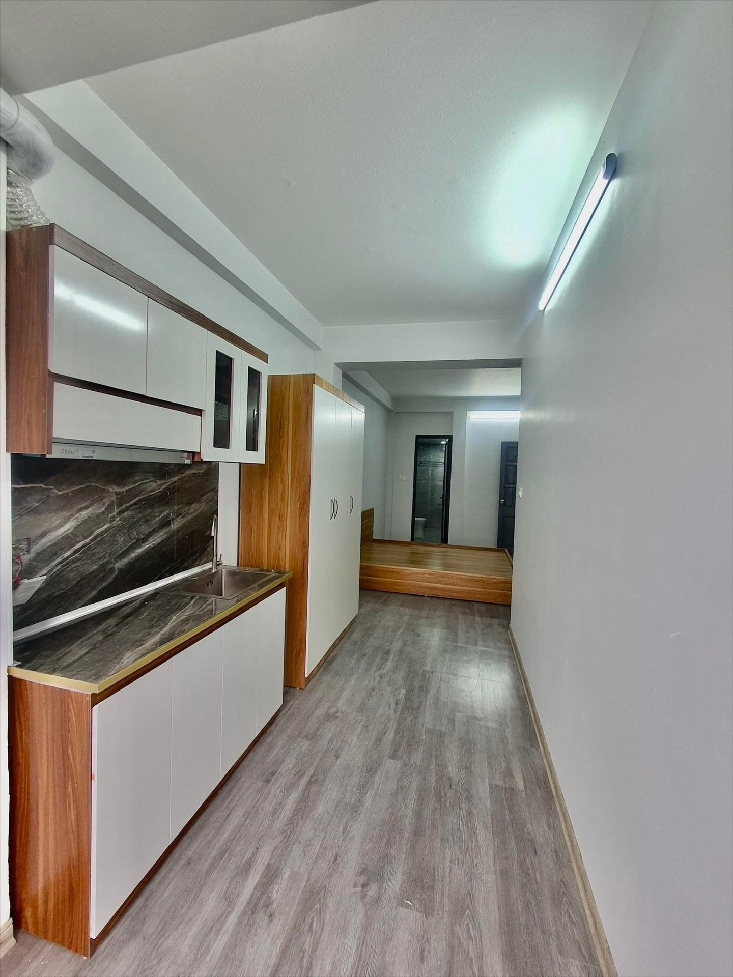 Phòng trọ Studio 28m2 tại VNFI House Phùng Khoang - Nam Từ Liêm - Phòng bếp