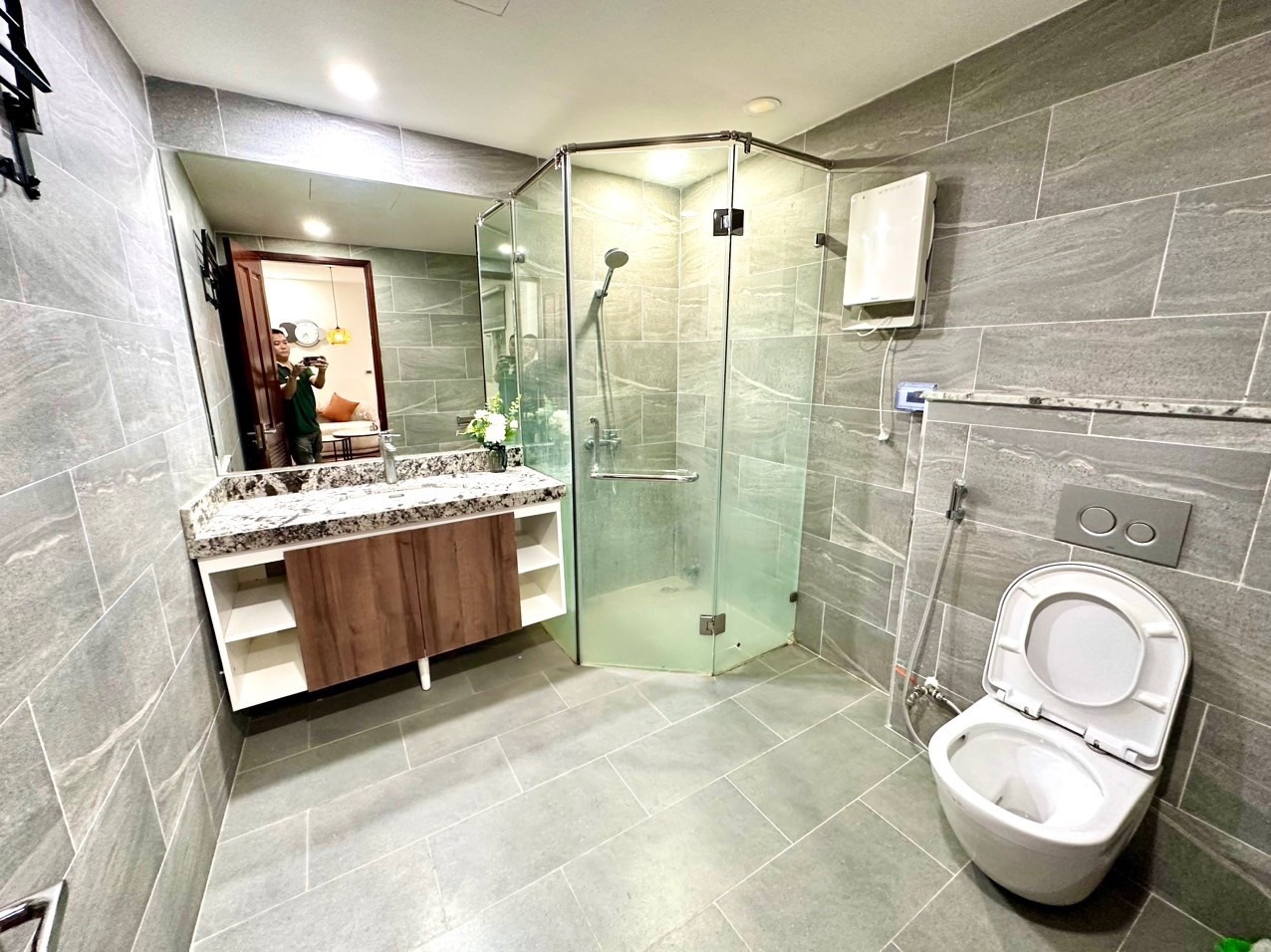 Phòng trọ 1 Phòng ngủ 50m2 tại Blue Homes Mạc Đĩnh Chi - Ba Đình - Phòng tắm