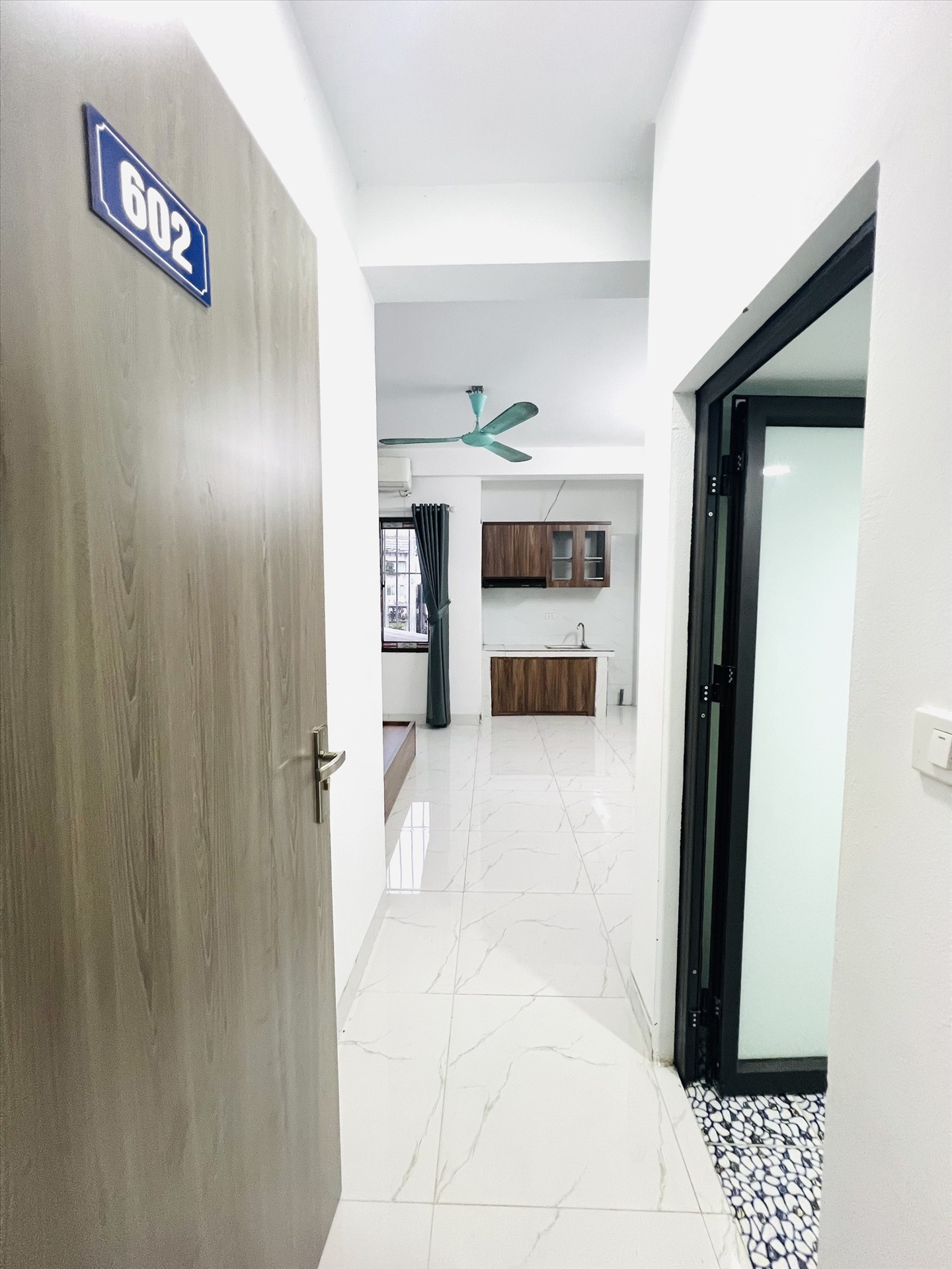 Phòng trọ Studio 25m2 tại VNFI House Đại Linh - Nam Từ Liêm - Phòng khách