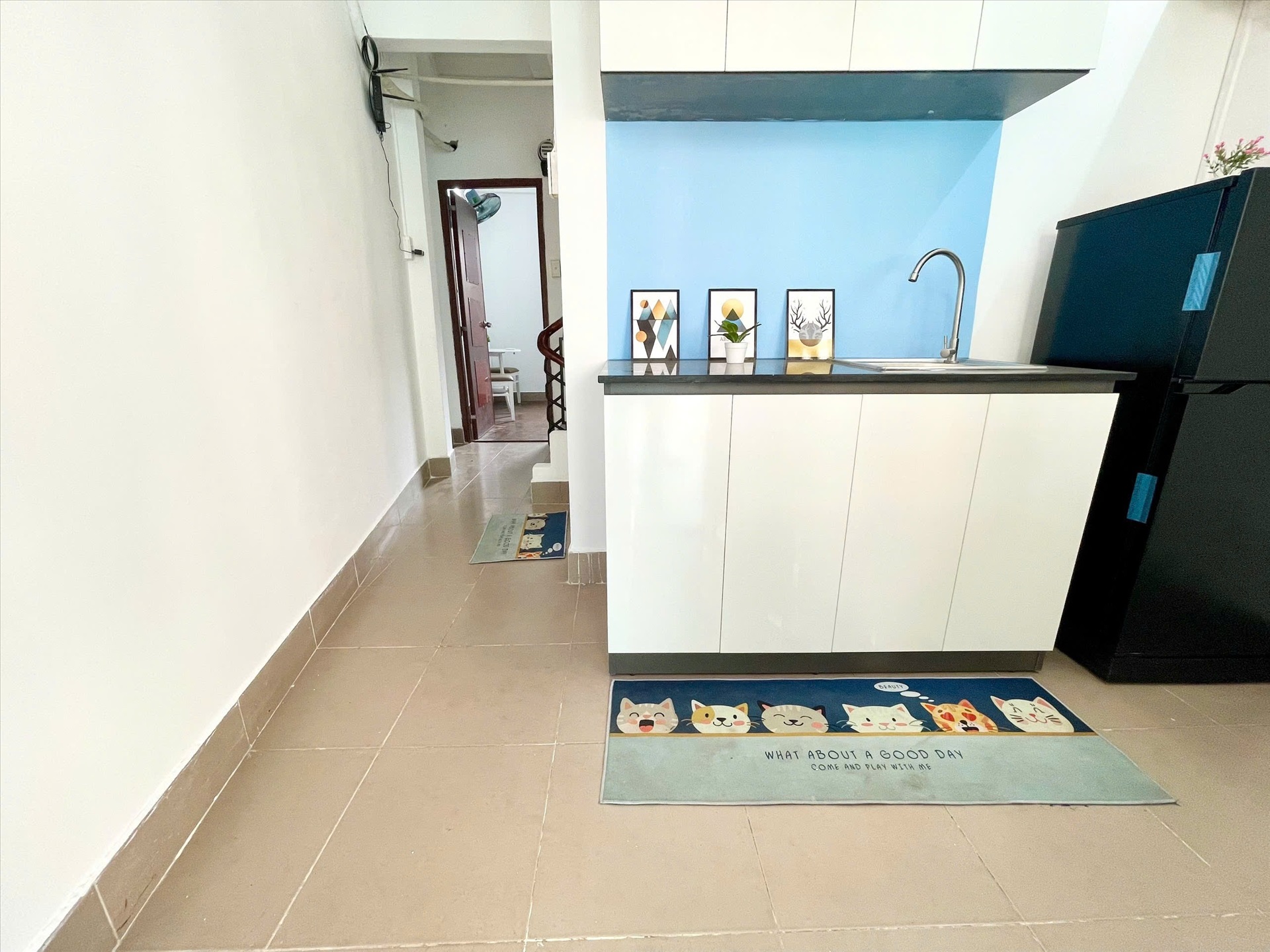 Phòng trọ Studio 30m2 tại THXK Home Nguyễn Văn Công - Gò Vấp - Phòng bếp