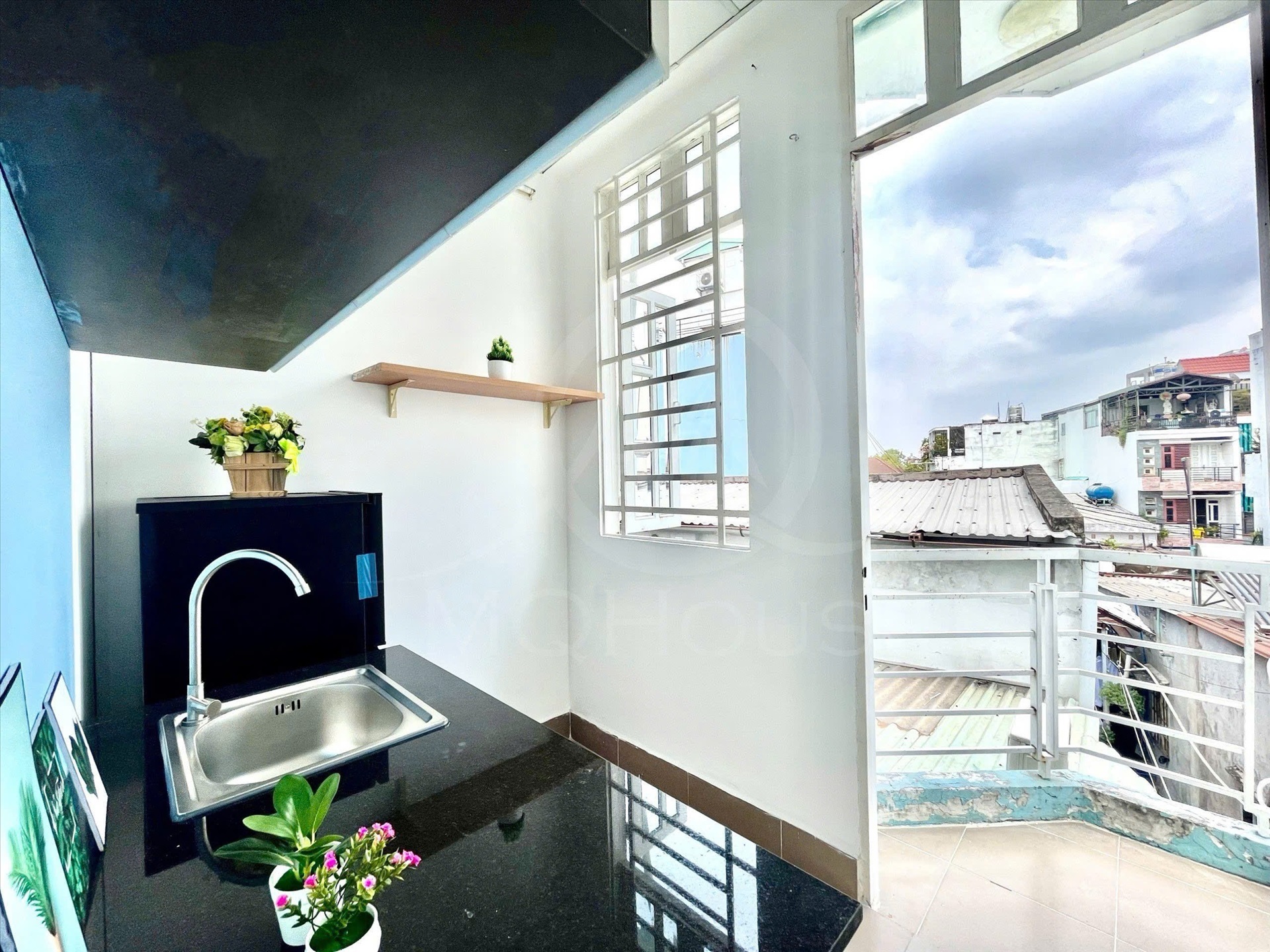Phòng trọ Studio 30m2 tại THXK Home Nguyễn Văn Công - Gò Vấp - Phòng bếp