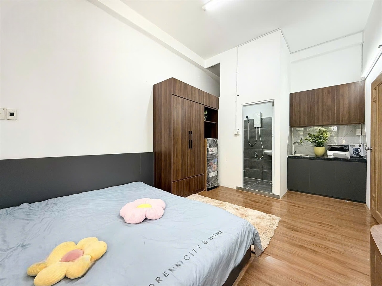 Phòng trọ Studio 25m2 tại Đất Lành Home Cộng Hoà - Tân Bình - Phòng ngủ
