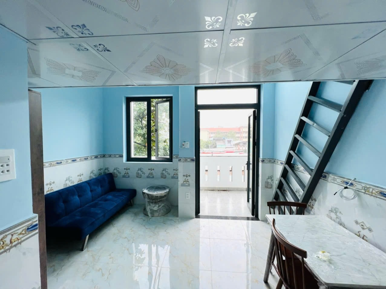 Phòng trọ Duplex 25m2 tại TL House Nguyễn Văn Lượng - Gò Vấp - Phòng khách