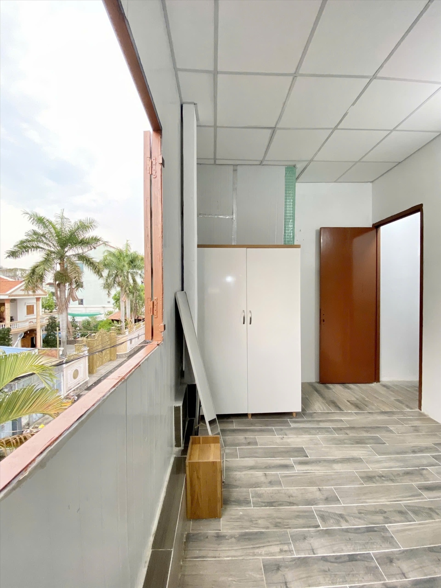 Phòng trọ Studio 20m2 tại Diamond House Tân Trụ - Tân Bình - Phòng ngủ