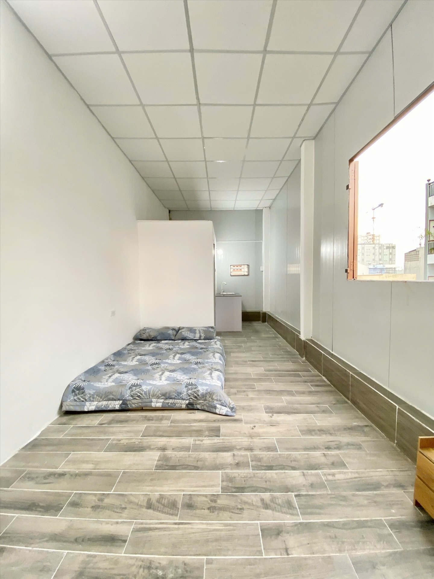 Phòng trọ Studio 20m2 tại Diamond House Tân Trụ - Tân Bình - Phòng ngủ