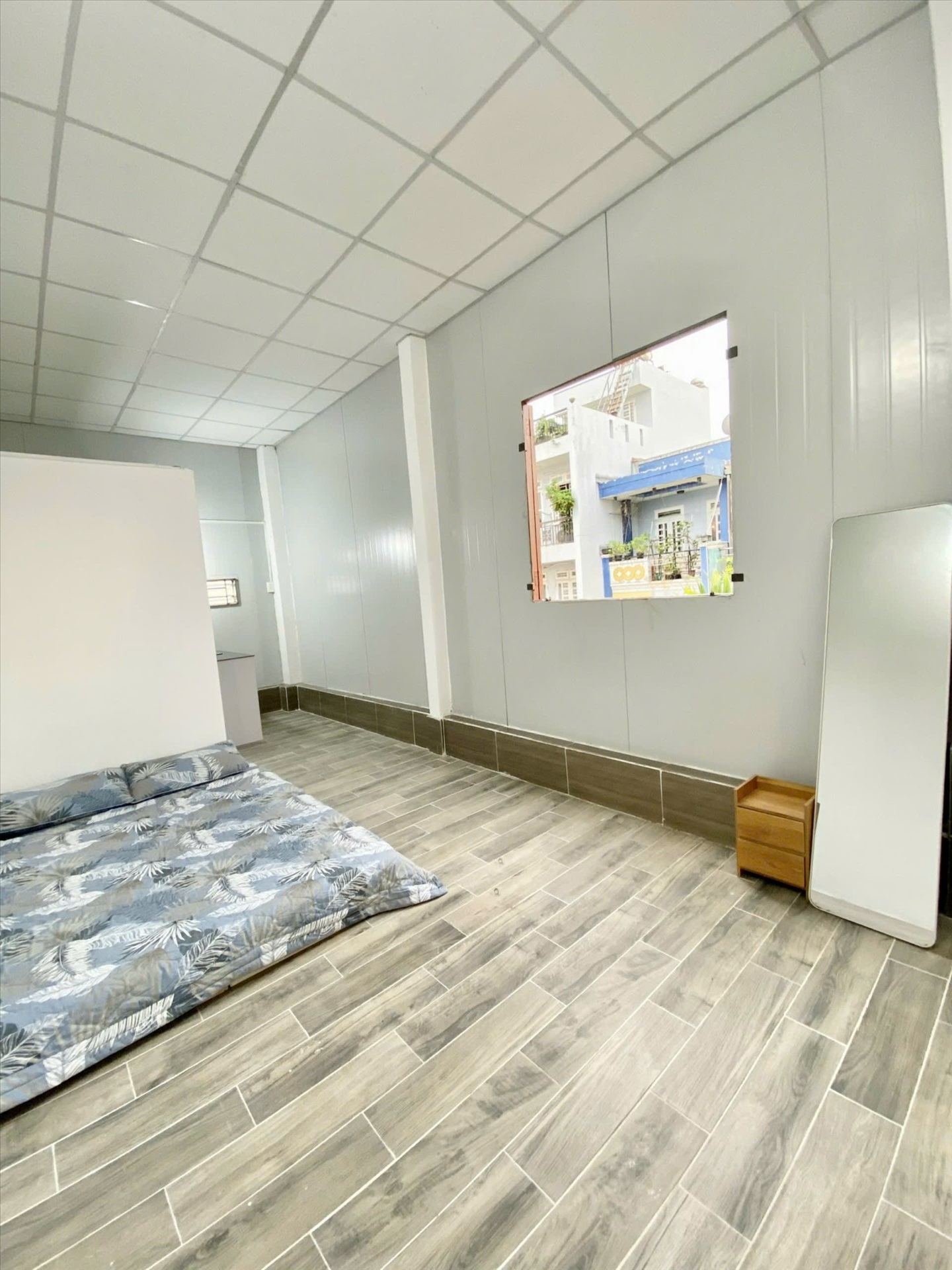 Phòng trọ Studio 20m2 tại Diamond House Tân Trụ - Tân Bình - Phòng ngủ