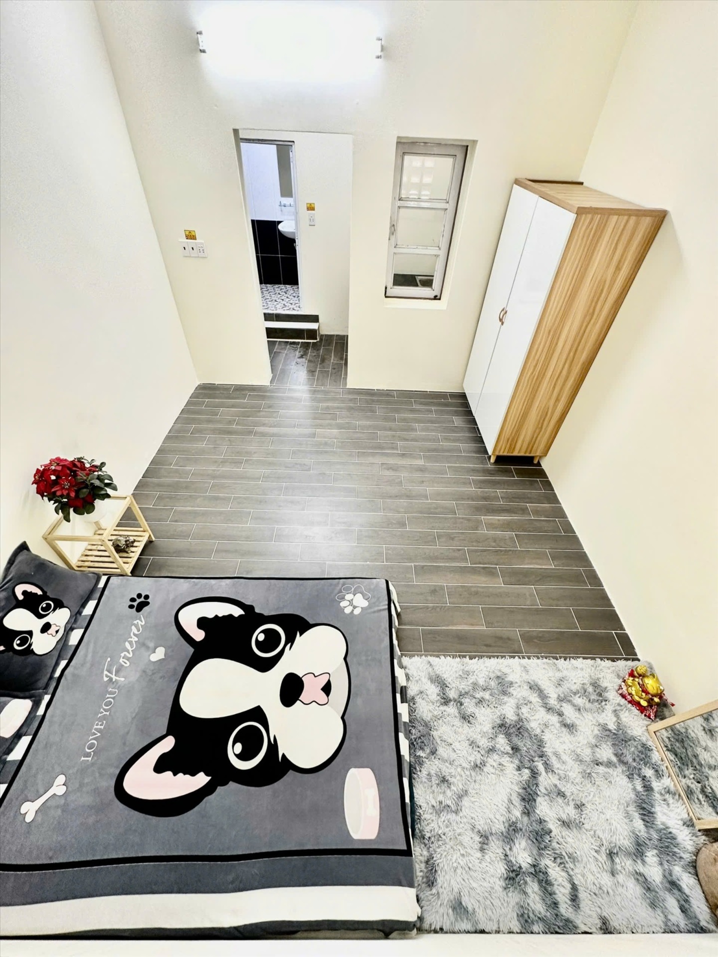 Phòng trọ 1 Phòng ngủ 25m2 tại Diamond House Tân Trụ - Tân Bình - Phòng ngủ