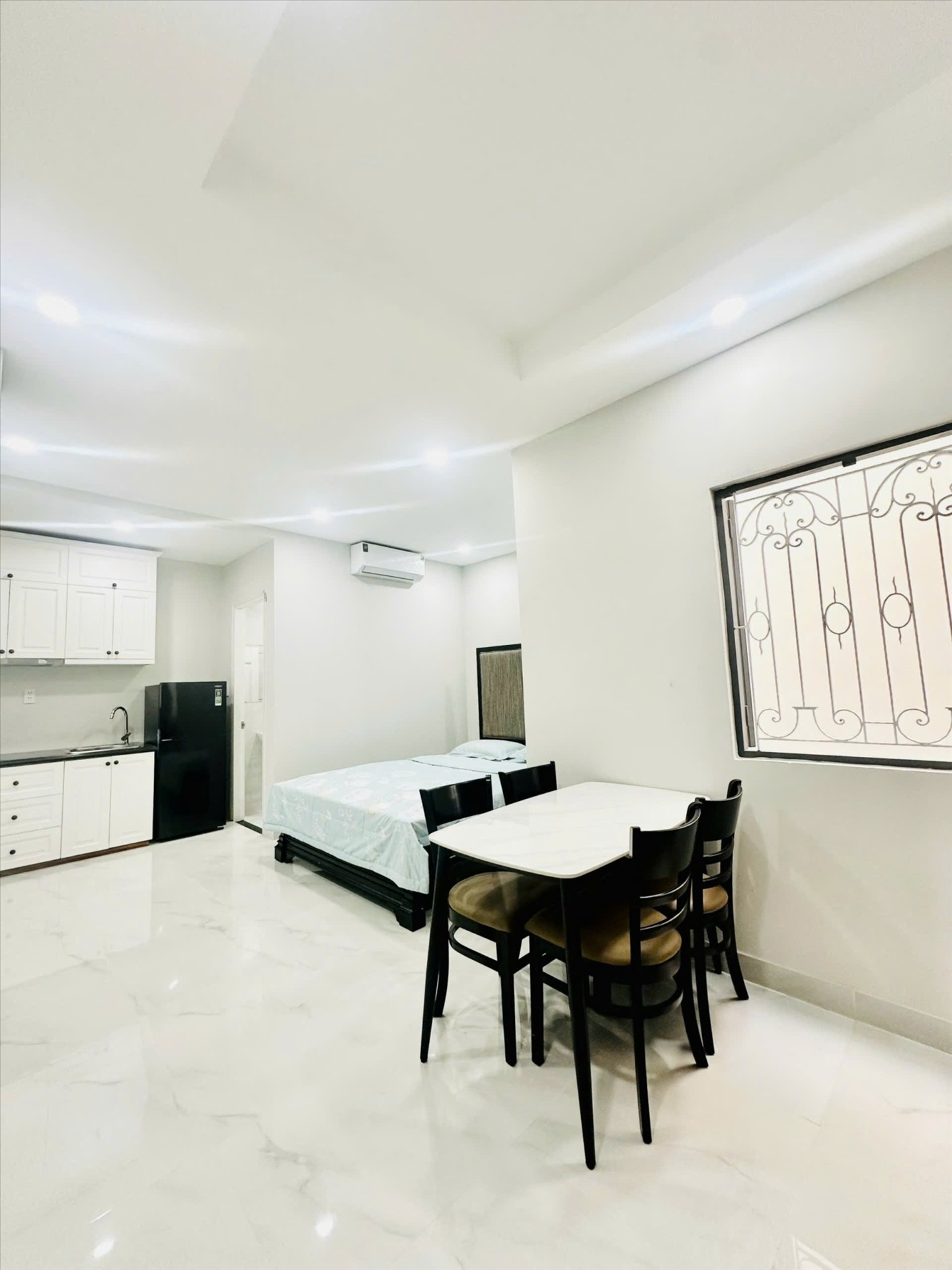 Phòng trọ Studio 30m2 tại Diamond House Bạch Đằng - Bình Thạnh - Phòng ngủ