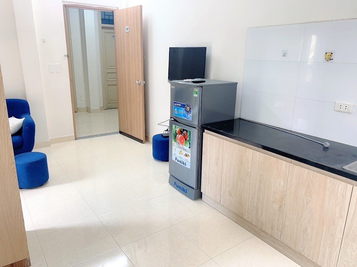 Phòng trọ Studio 30m2 tại AT Home Ngọc Khánh - Ba Đình - Phòng bếp