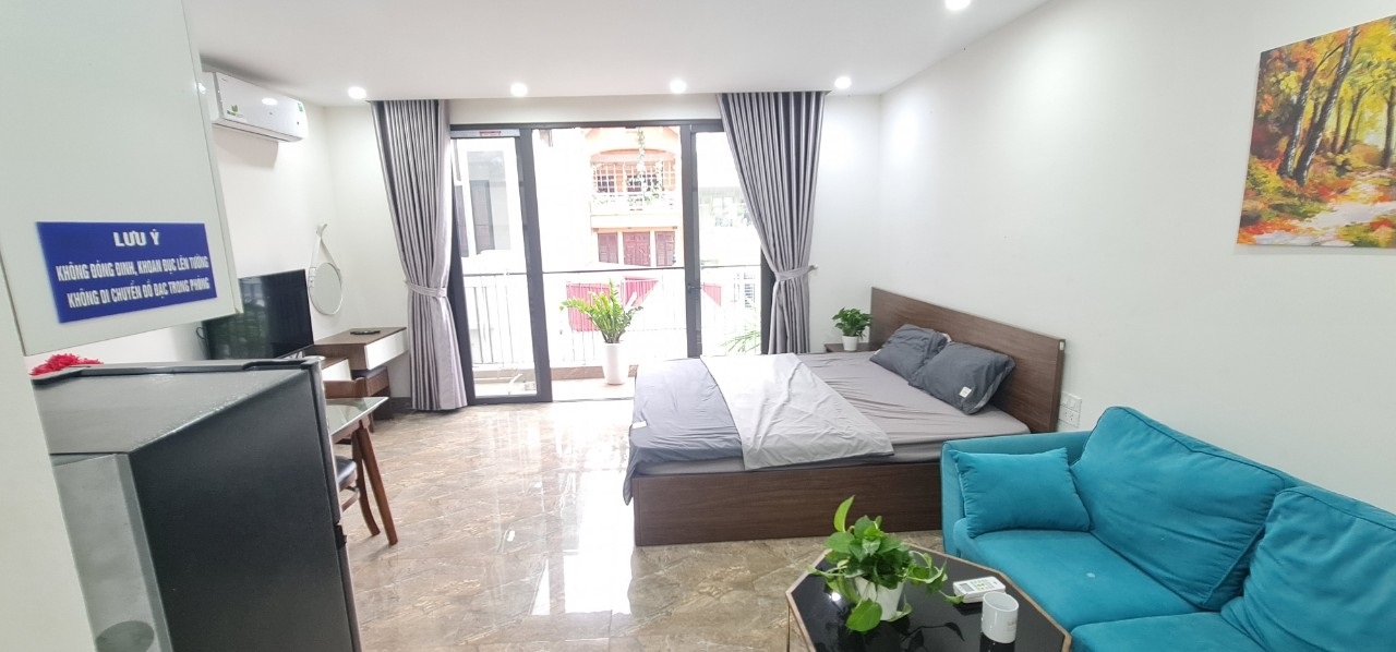 Phòng trọ Studio 40m2 tại Salahomes Vương Thừa Vũ - Thanh Xuân - Phòng ngủ