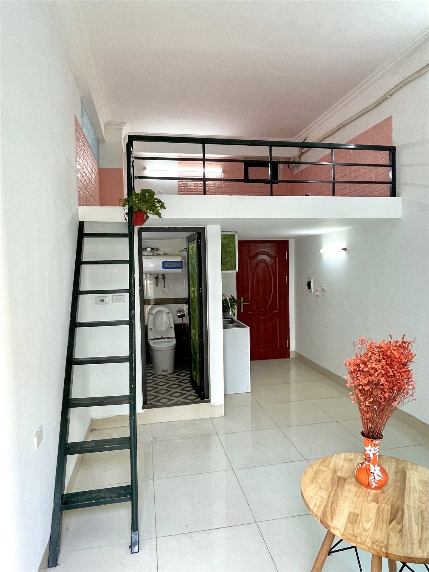 Phòng trọ Duplex 20m2 tại Suha Home Trần Thái Tông - Cầu Giấy - Phòng ngủ