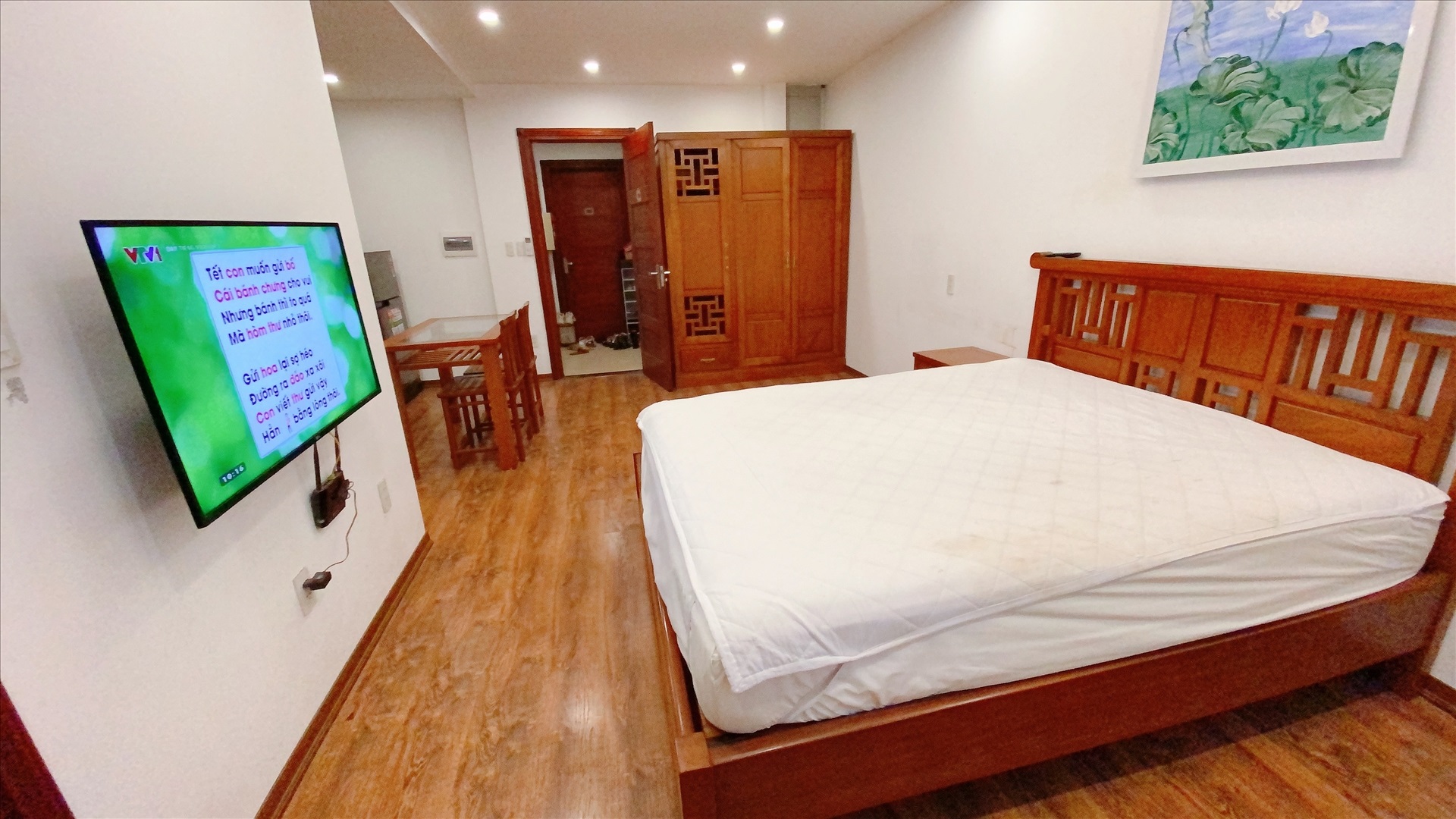 Phòng trọ Studio 30m2 tại Blue Homes Phan Đình Phùng - Ba Đình - Phòng ngủ