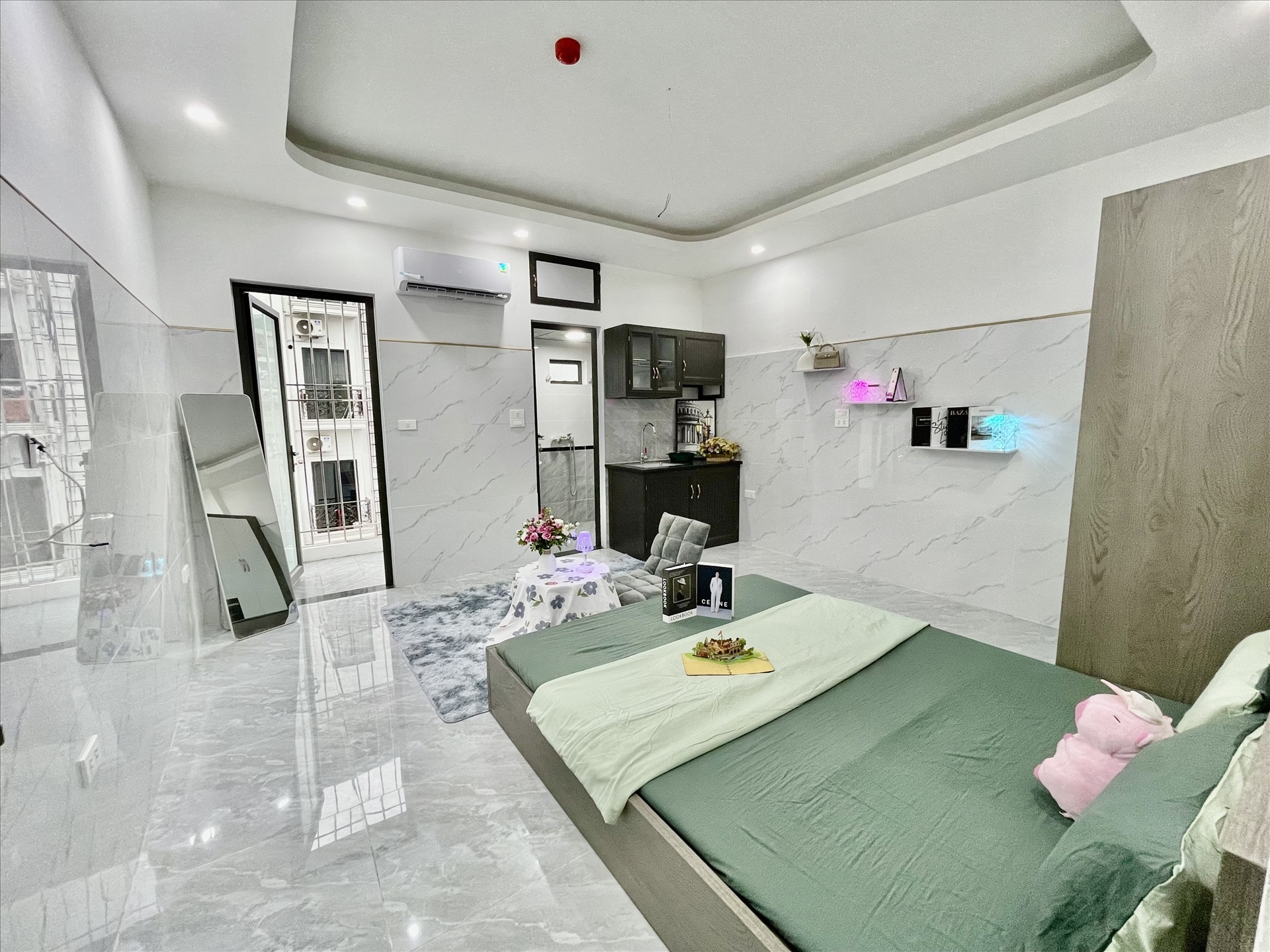 Phòng trọ Studio 35m2 tại DH House Phú Đô - Nam Từ Liêm - Phòng ngủ