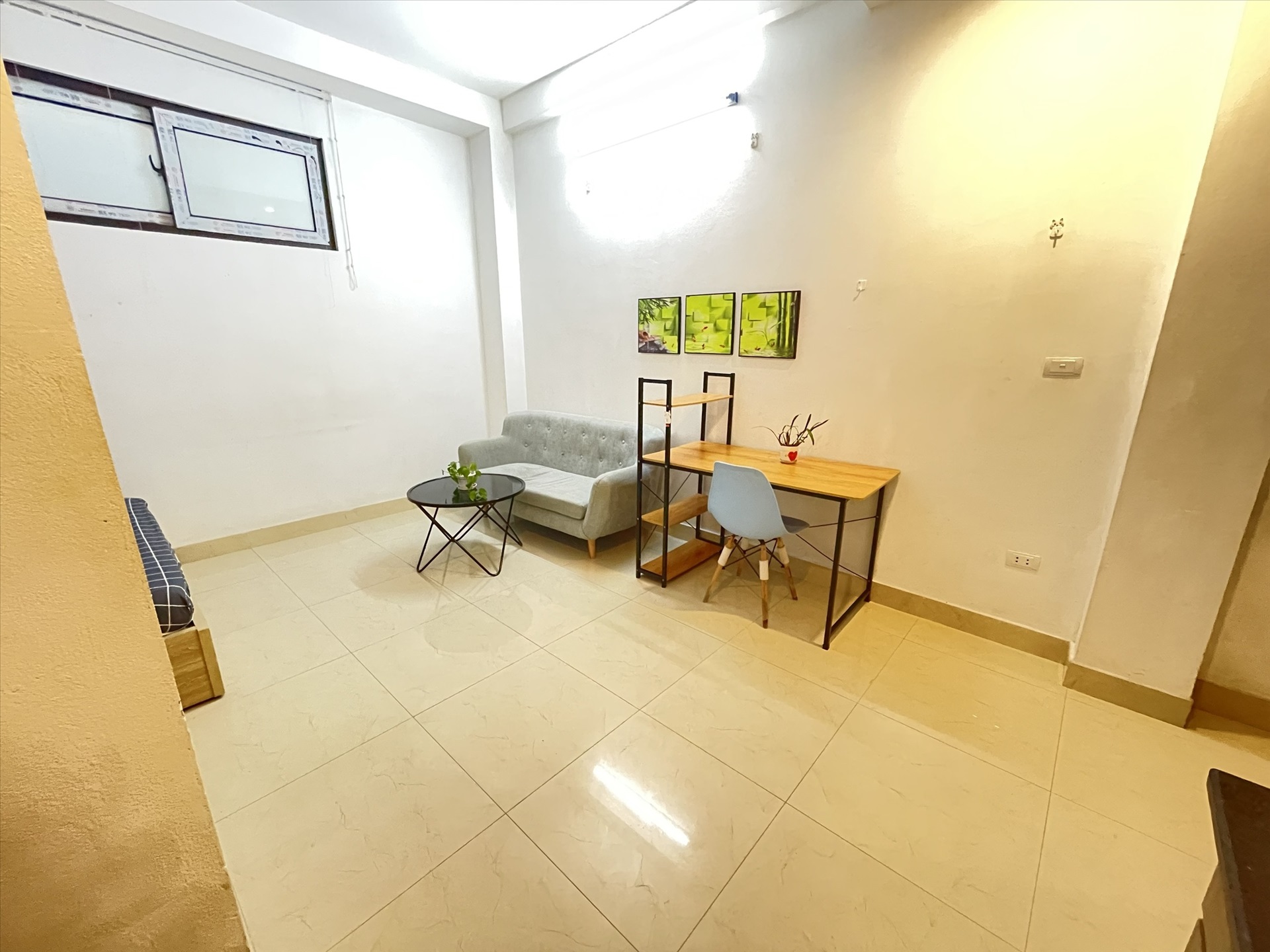 Phòng trọ Studio 35m2 tại Salahomes Nguyễn Ngọc Vũ - Cầu Giấy - Phòng ngủ