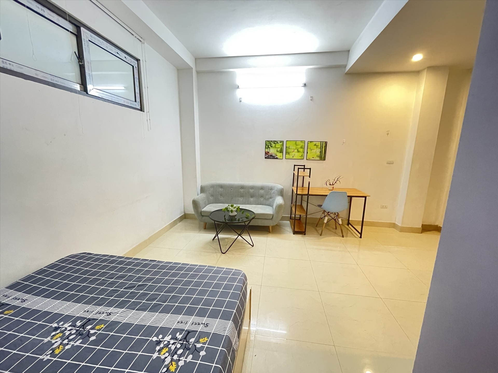 Phòng trọ Studio 35m2 tại Salahomes Nguyễn Ngọc Vũ - Cầu Giấy - Phòng ngủ