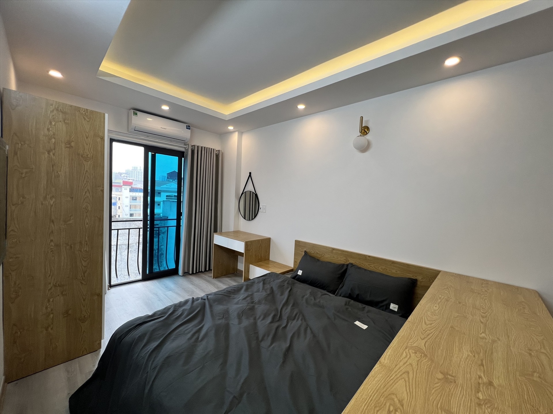 Phòng trọ Studio 30m2 tại AT Home Hồ Tùng Mậu - Cầu Giấy - Phòng ngủ