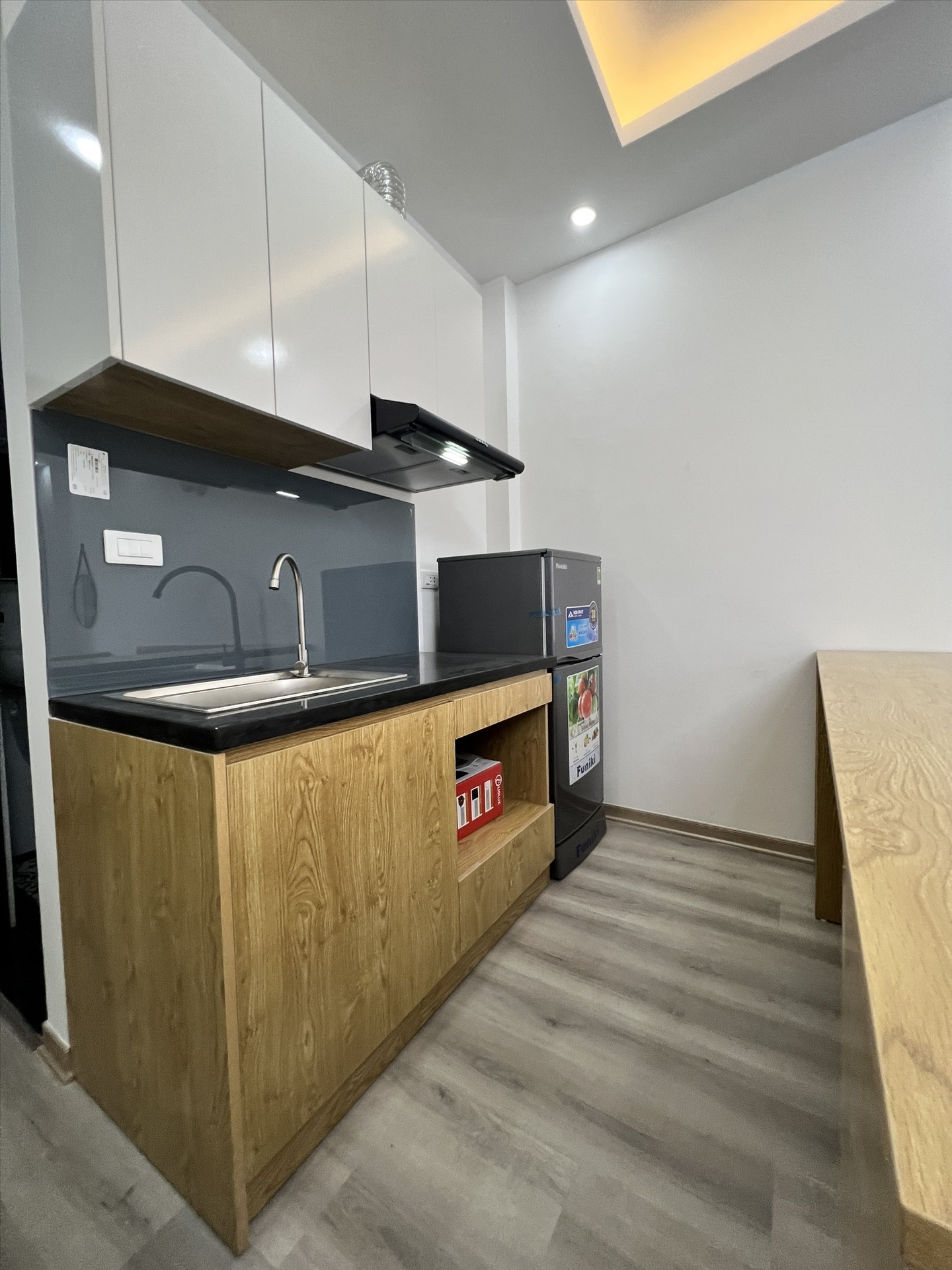 Phòng trọ Studio 30m2 tại AT Home Hồ Tùng Mậu - Cầu Giấy - Phòng bếp