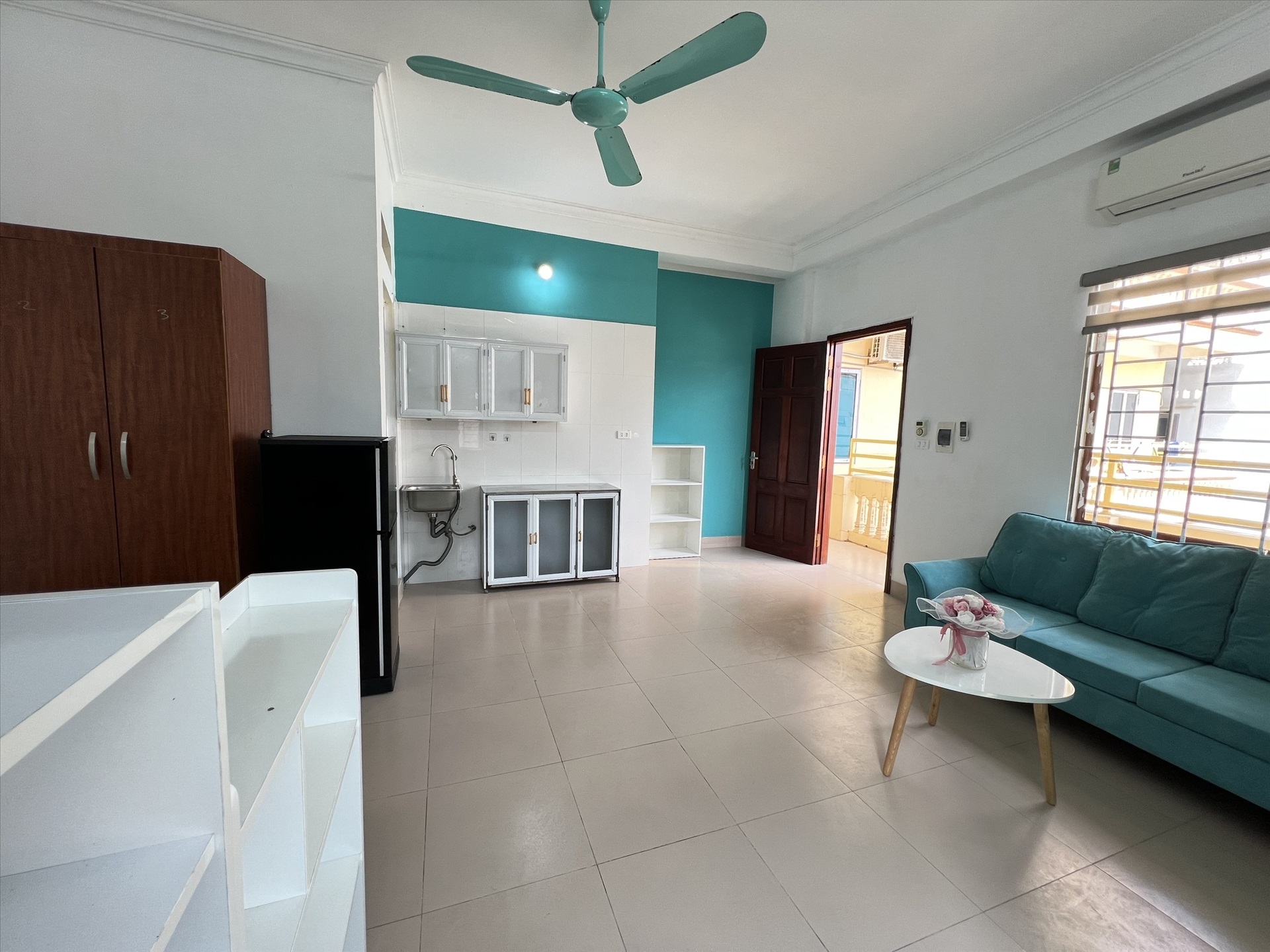 Phòng trọ Studio 32m2 tại TT House 1 Nguyễn Khánh Toàn - Cầu Giấy - Phòng bếp