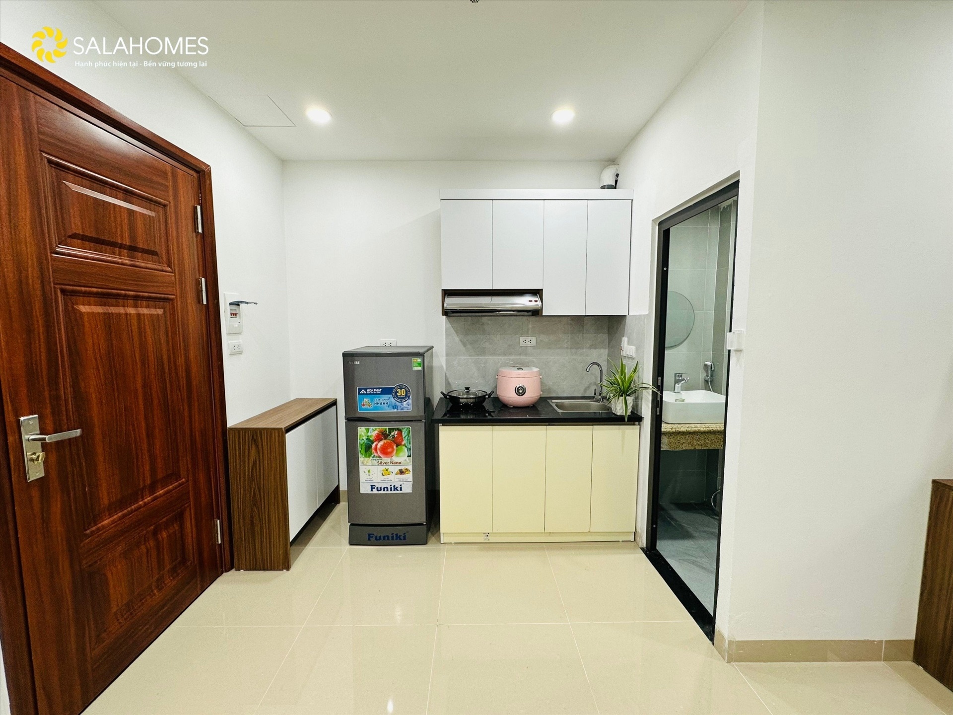 Phòng trọ Studio 25m2 tại Salahomes Bùi Xương Trạch - Thanh Xuân - Phòng ngủ
