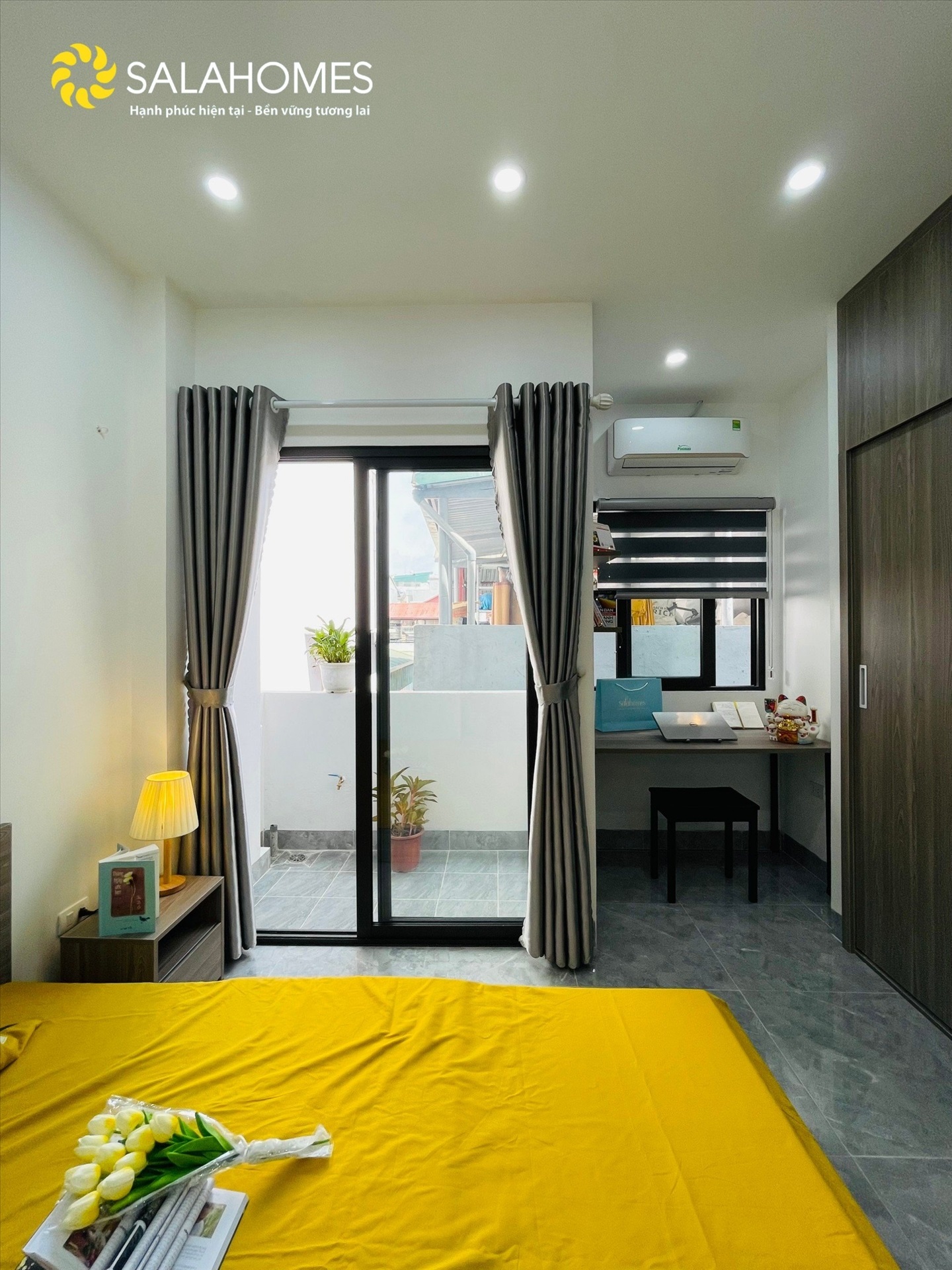 Phòng trọ 1 Phòng ngủ 40m2 tại Salahomes Pháo Đài Láng - Đống Đa - Phòng ngủ