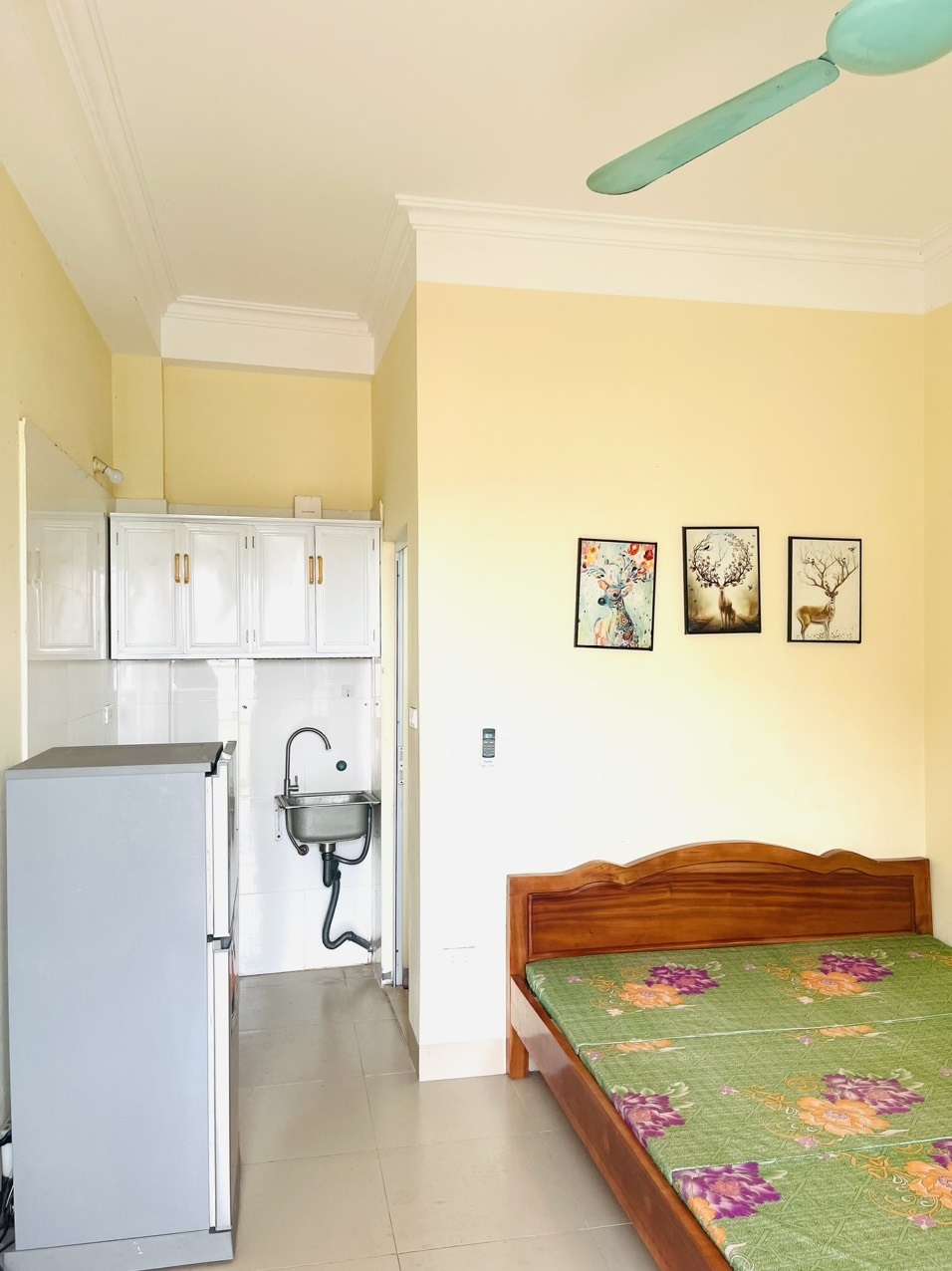 Phòng trọ Studio 20m2 tại TT House 1 Nguyễn Khánh Toàn - Cầu Giấy - Phòng ngủ