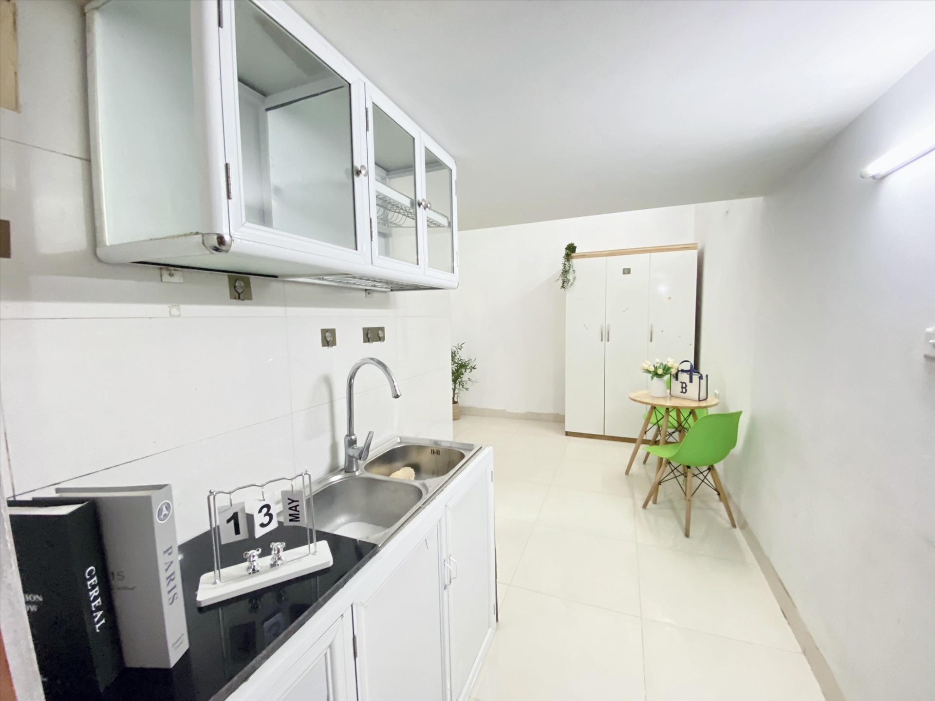 Phòng trọ Duplex 20m2 tại Suha Home Trần Thái Tông - Cầu Giấy - Phòng bếp