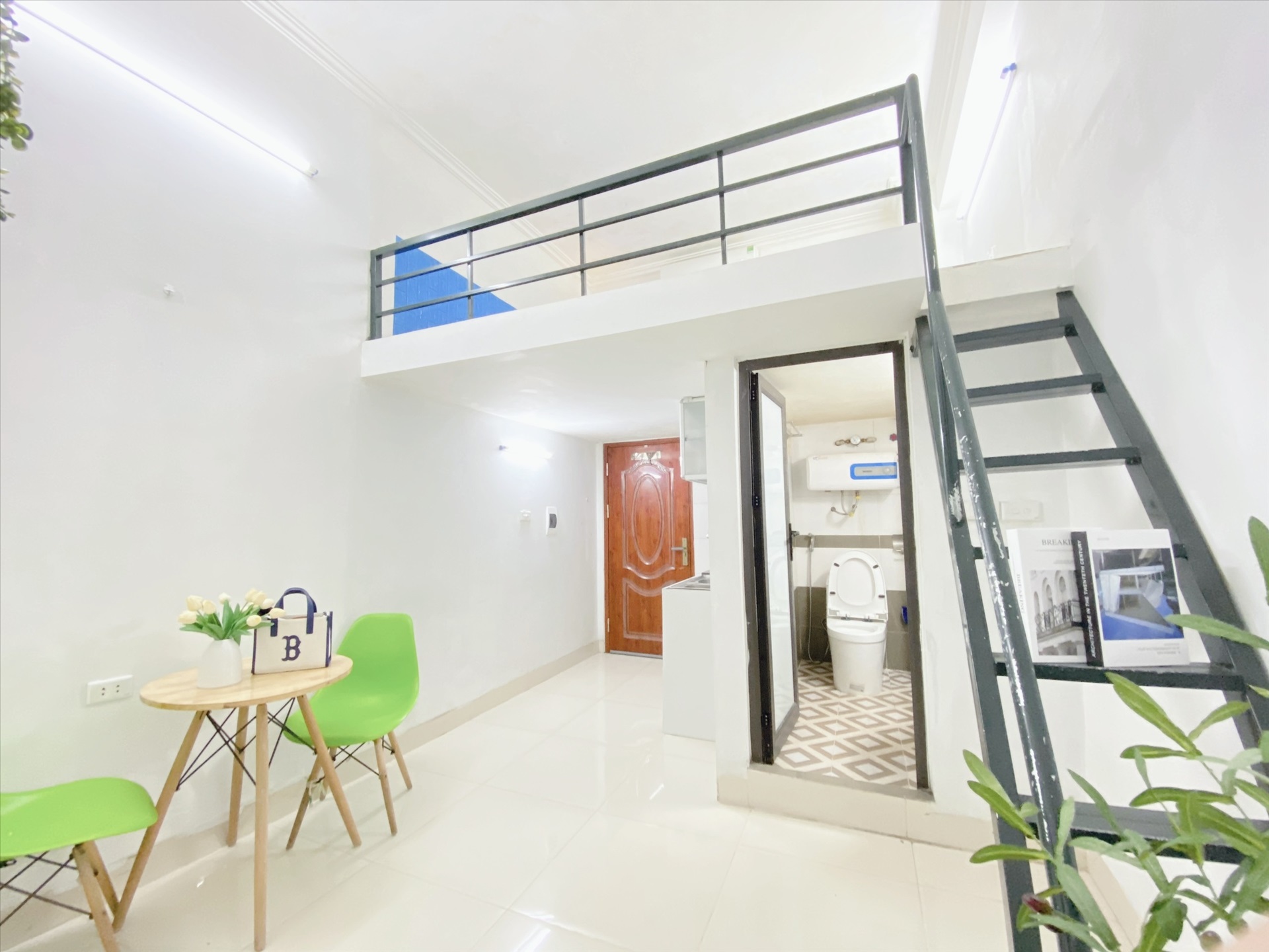 Phòng trọ Duplex 20m2 tại Suha Home Trần Thái Tông - Cầu Giấy - Phòng khách