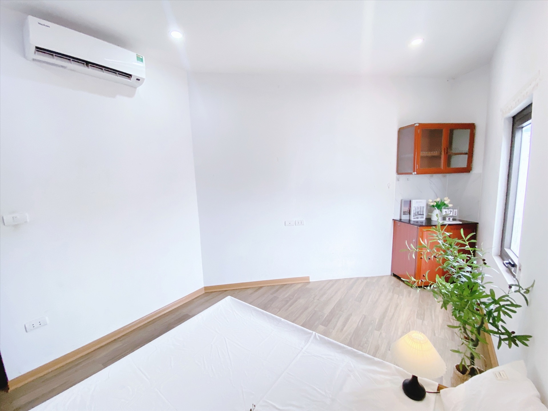 Phòng trọ Studio 15m2 tại Suha Home Doãn Kế Thiện - Cầu Giấy - Phòng ngủ