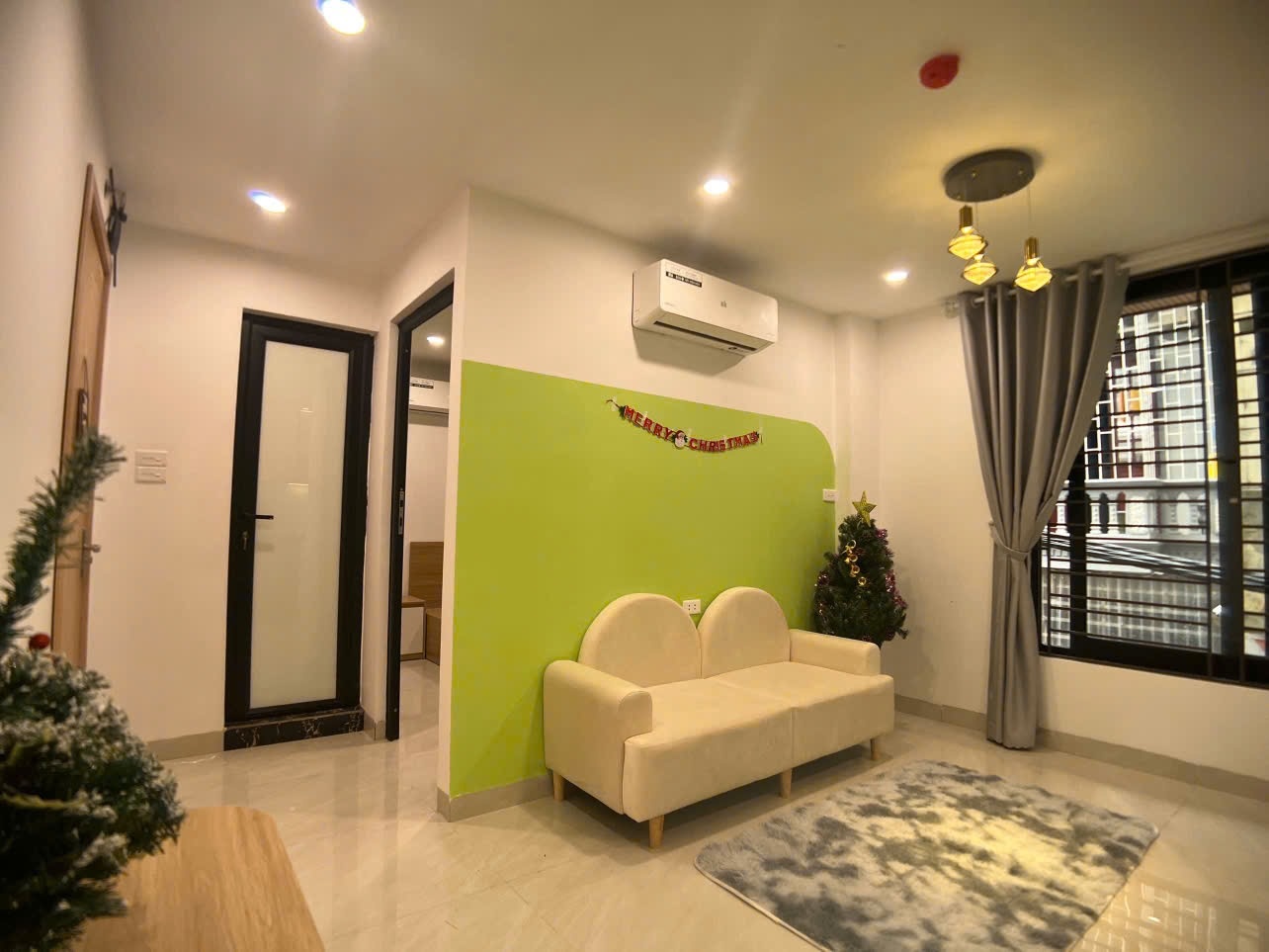 Phòng trọ 1 Phòng ngủ 35m2 tại VVH House Kim Giang - Hoàng Mai - Phòng khách