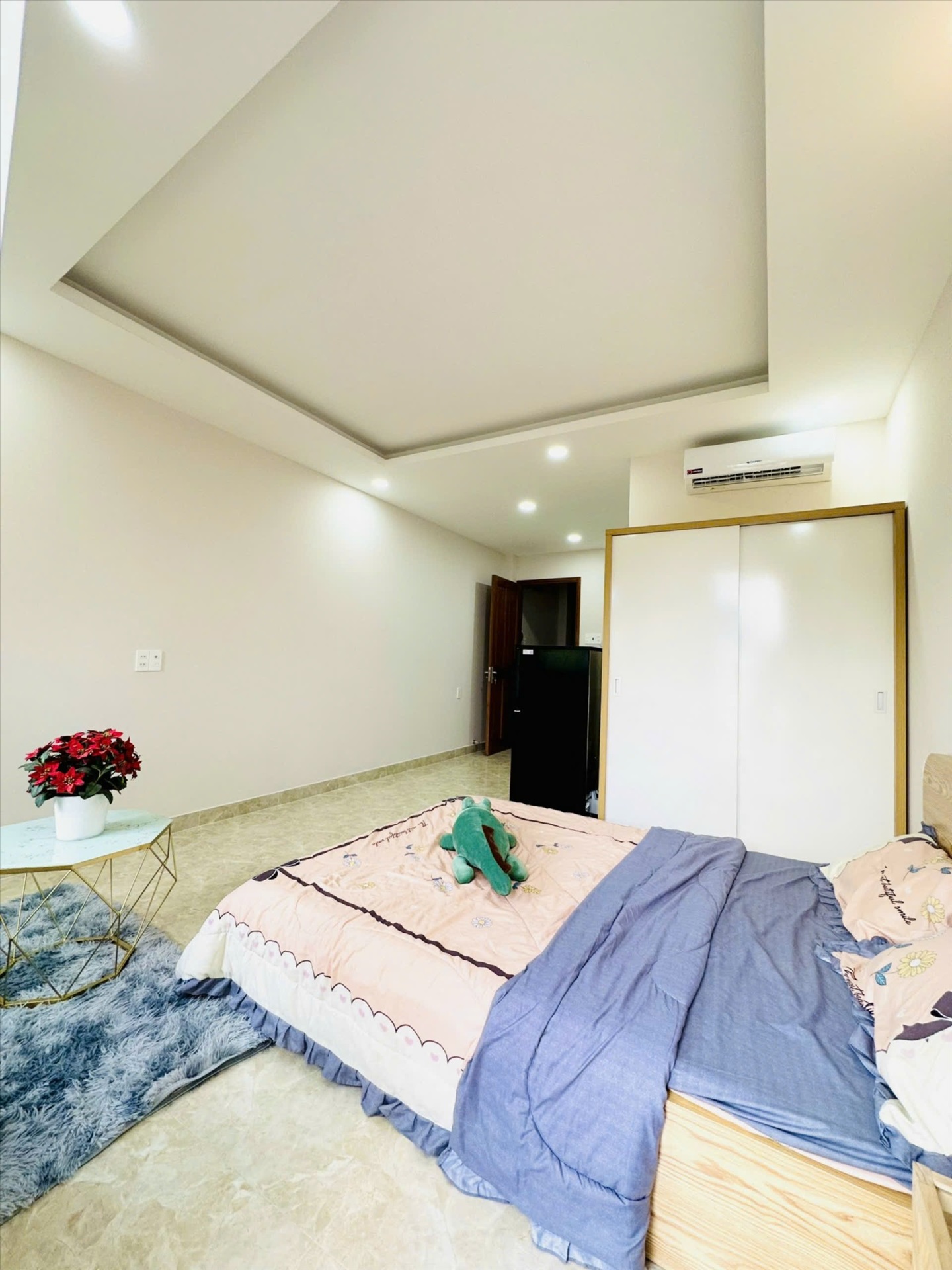 Phòng trọ Studio 30m2 tại Diamond House Nơ Trang Long - Bình Thạnh - Phòng ngủ