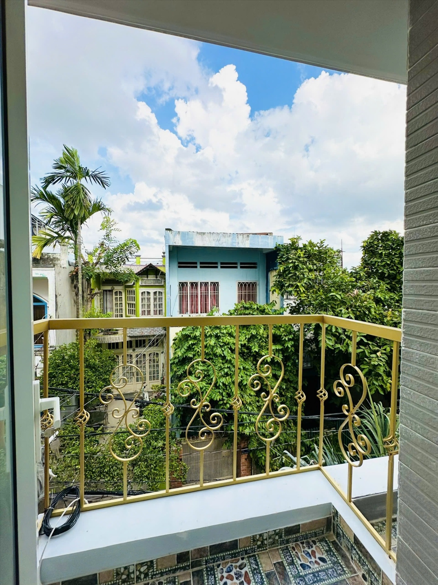 Phòng trọ Studio 30m2 tại Diamond House Nơ Trang Long - Bình Thạnh - Ban công