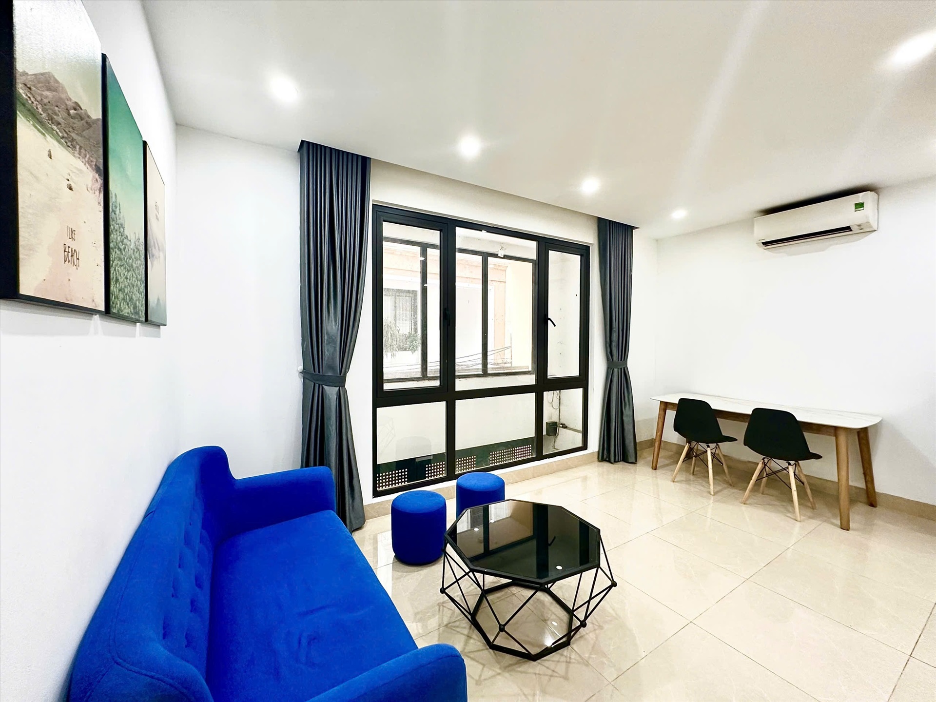 Phòng trọ 1 Phòng ngủ 60m2 tại Blue Homes Hoàng Hoa Thám - Ba Đình - Phòng khách