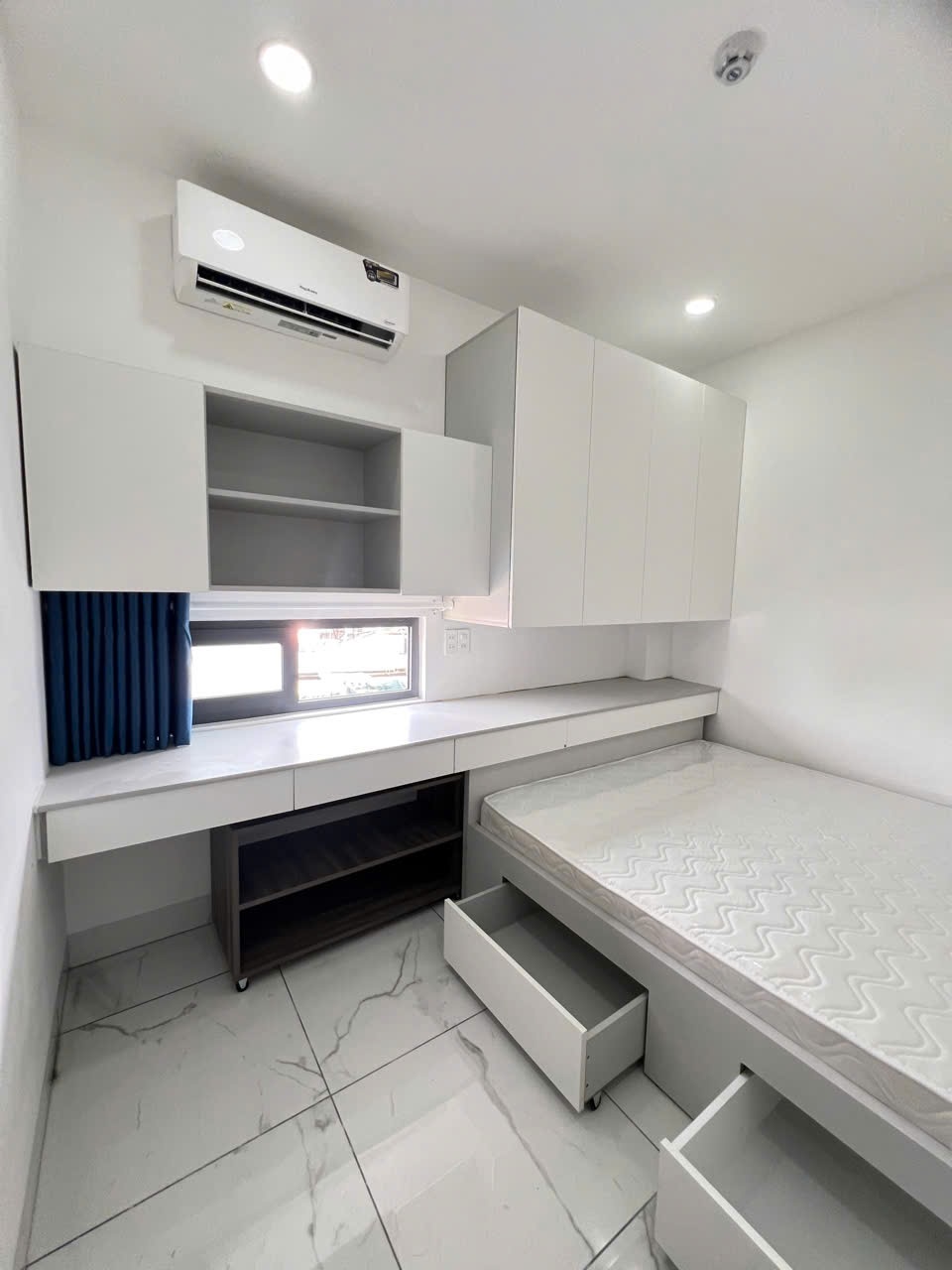 Phòng trọ Studio 25m2 tại SM House Võ Hành Trang - Tân Bình - Phòng ngủ