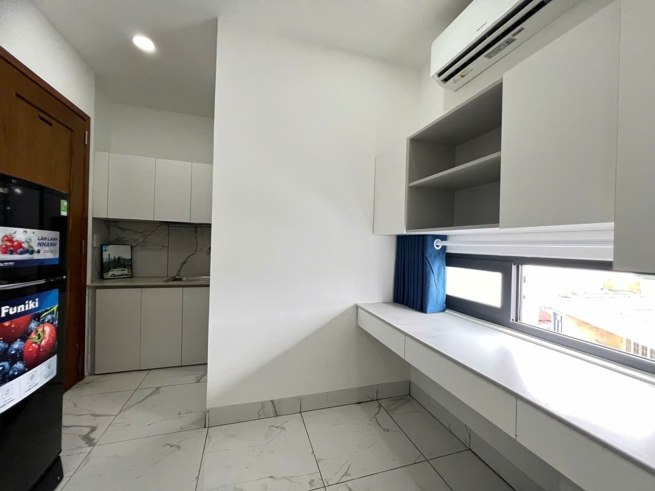 Phòng trọ Studio 25m2 tại SM House Võ Hành Trang - Tân Bình - Phòng ngủ