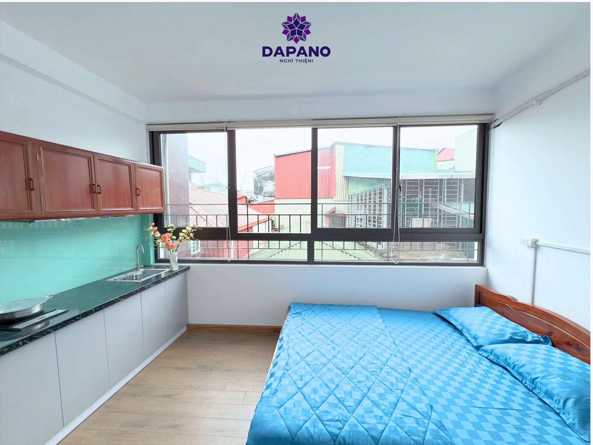 Phòng trọ Studio 30m2 tại Salahomes Hồng Mai - Hai Bà Trưng - Phòng ngủ