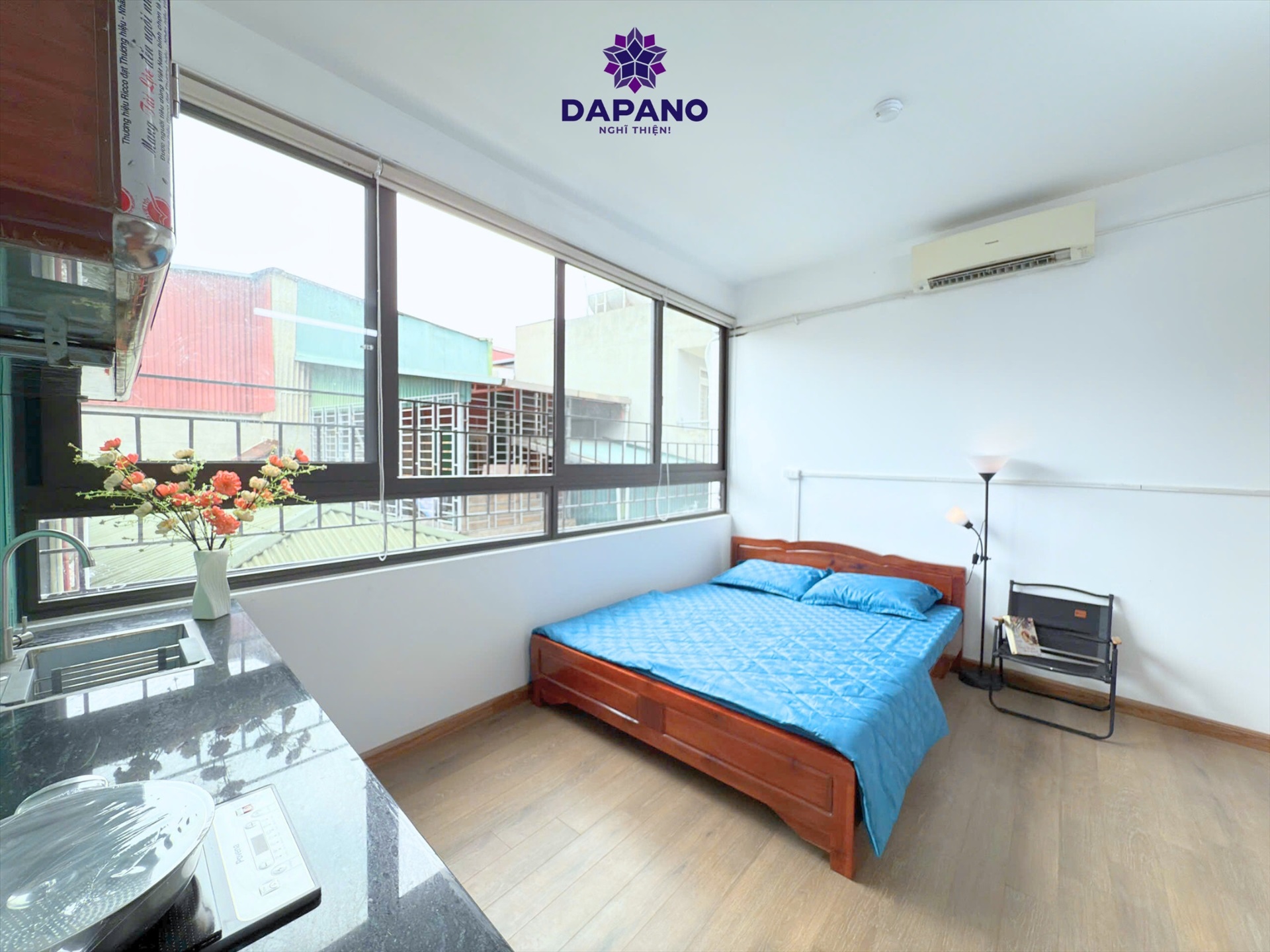 Phòng trọ Studio 30m2 tại Salahomes Hồng Mai - Hai Bà Trưng - Phòng ngủ