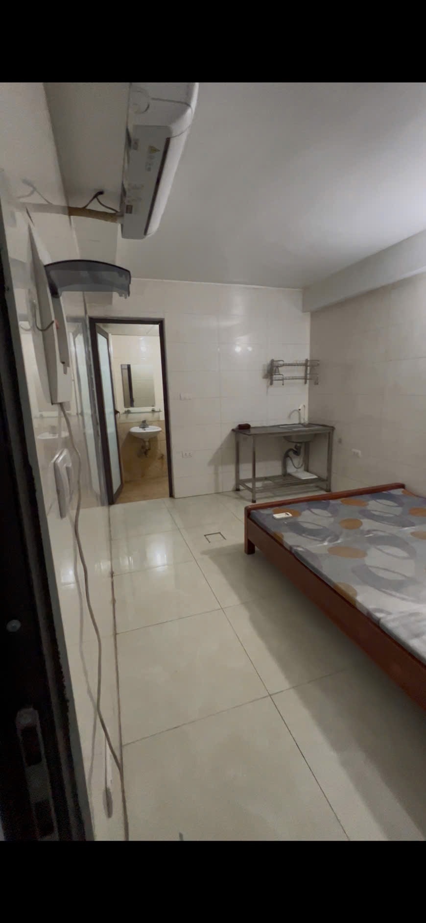 Phòng trọ Studio 25m2 tại VNFI House 1 Mỹ Đình - Nam Từ Liêm - Phòng ngủ