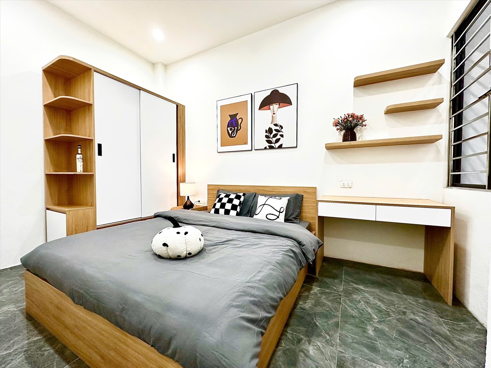 Phòng trọ 1 Phòng ngủ 45m2 tại Blue Homes 2 Đào Tấn - Ba Đình - Phòng ngủ