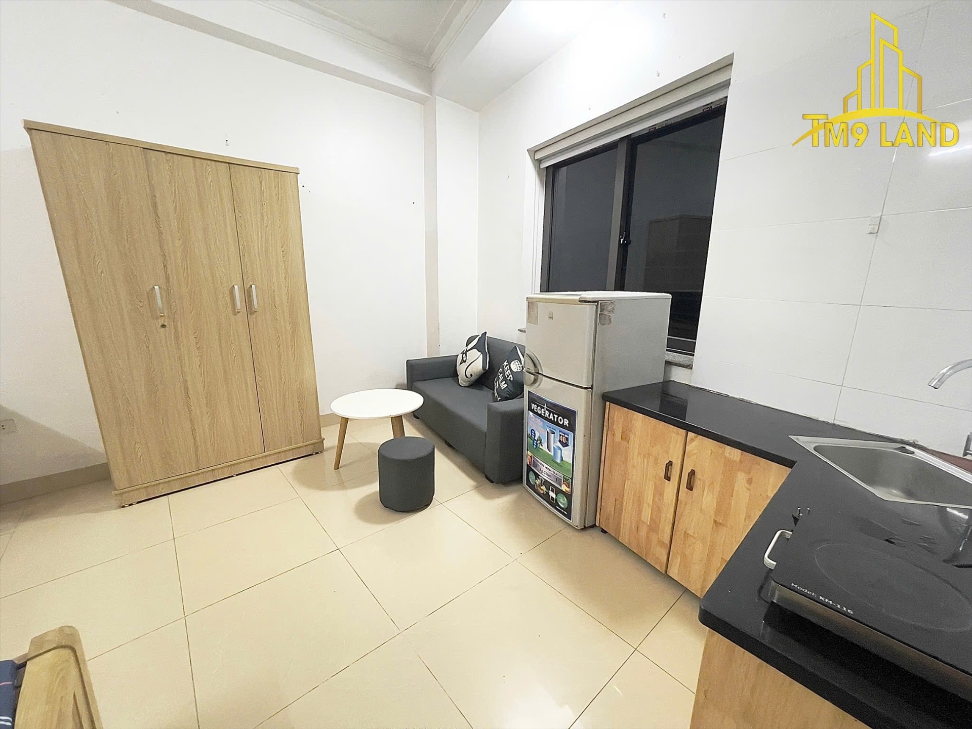 Phòng trọ Studio 25m2 tại MH House 2 Mỹ Đình - Nam Từ Liêm - Phòng bếp