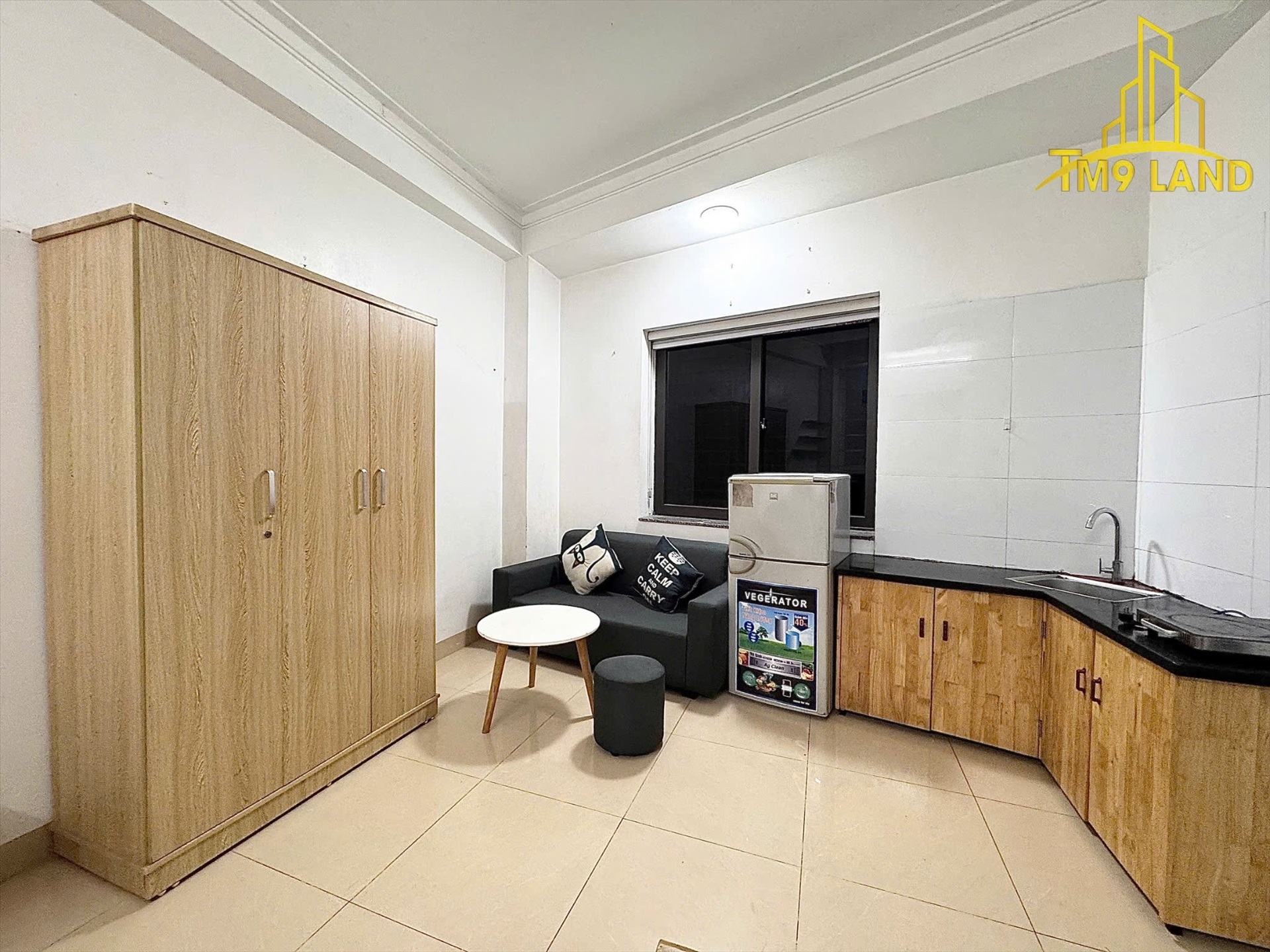 Phòng trọ Studio 25m2 tại MH House 2 Mỹ Đình - Nam Từ Liêm - Phòng bếp