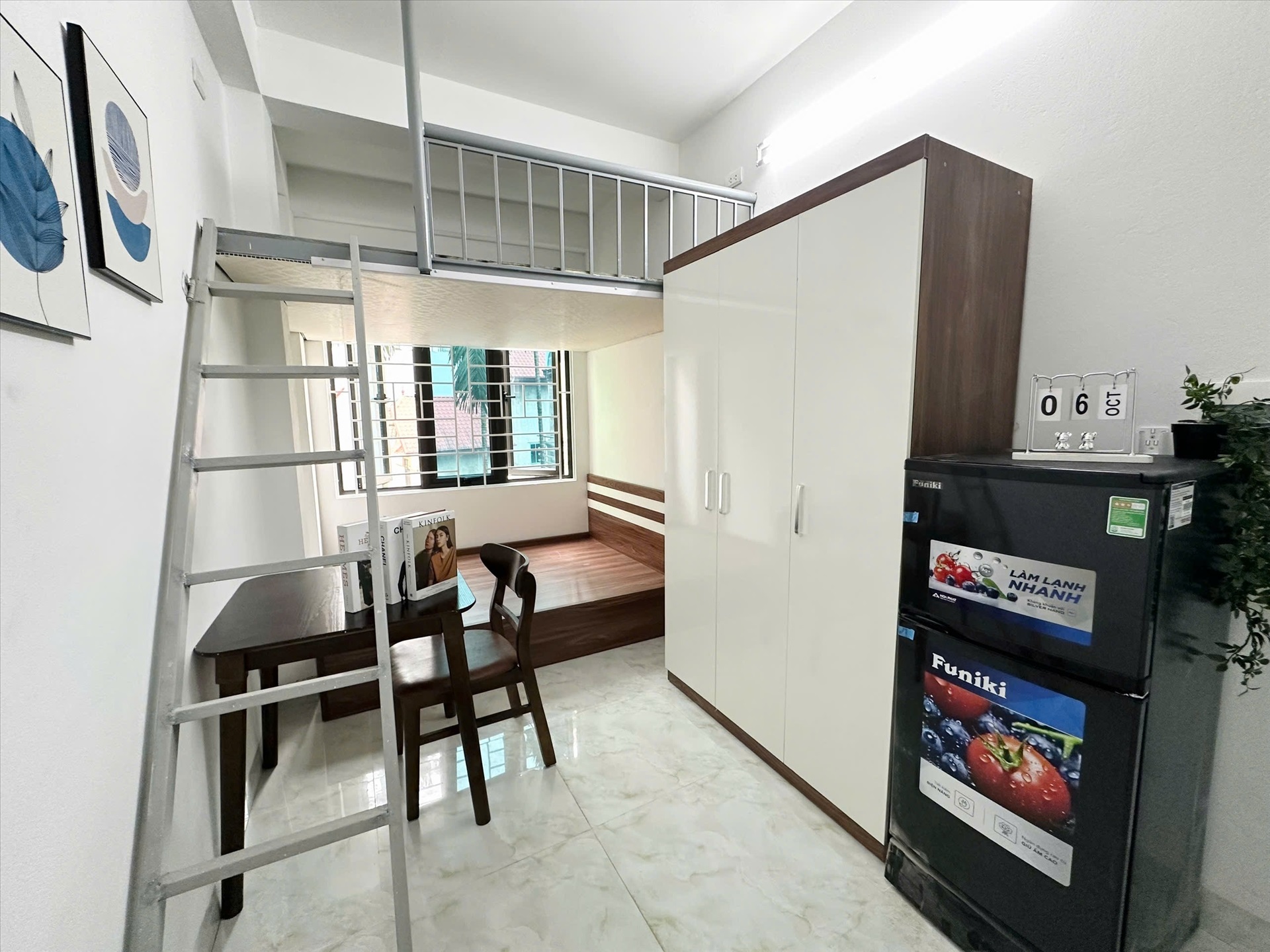 Phòng trọ Duplex 22m2 tại 4PS Housing Đại Linh - Nam Từ Liêm - Phòng ngủ