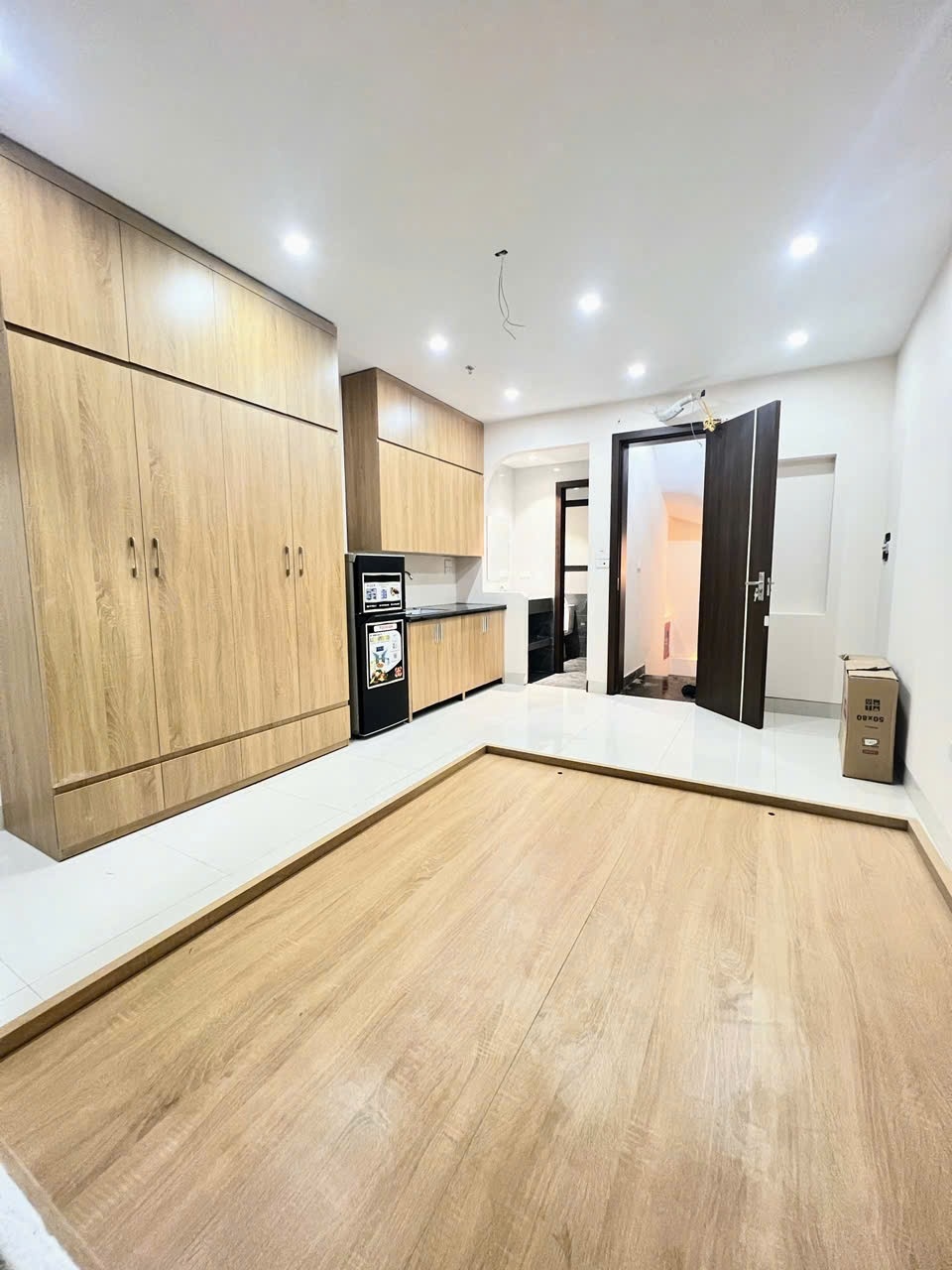 Phòng trọ Studio 30m2 tại LN House Trung Kính - Cầu Giấy - Phòng ngủ