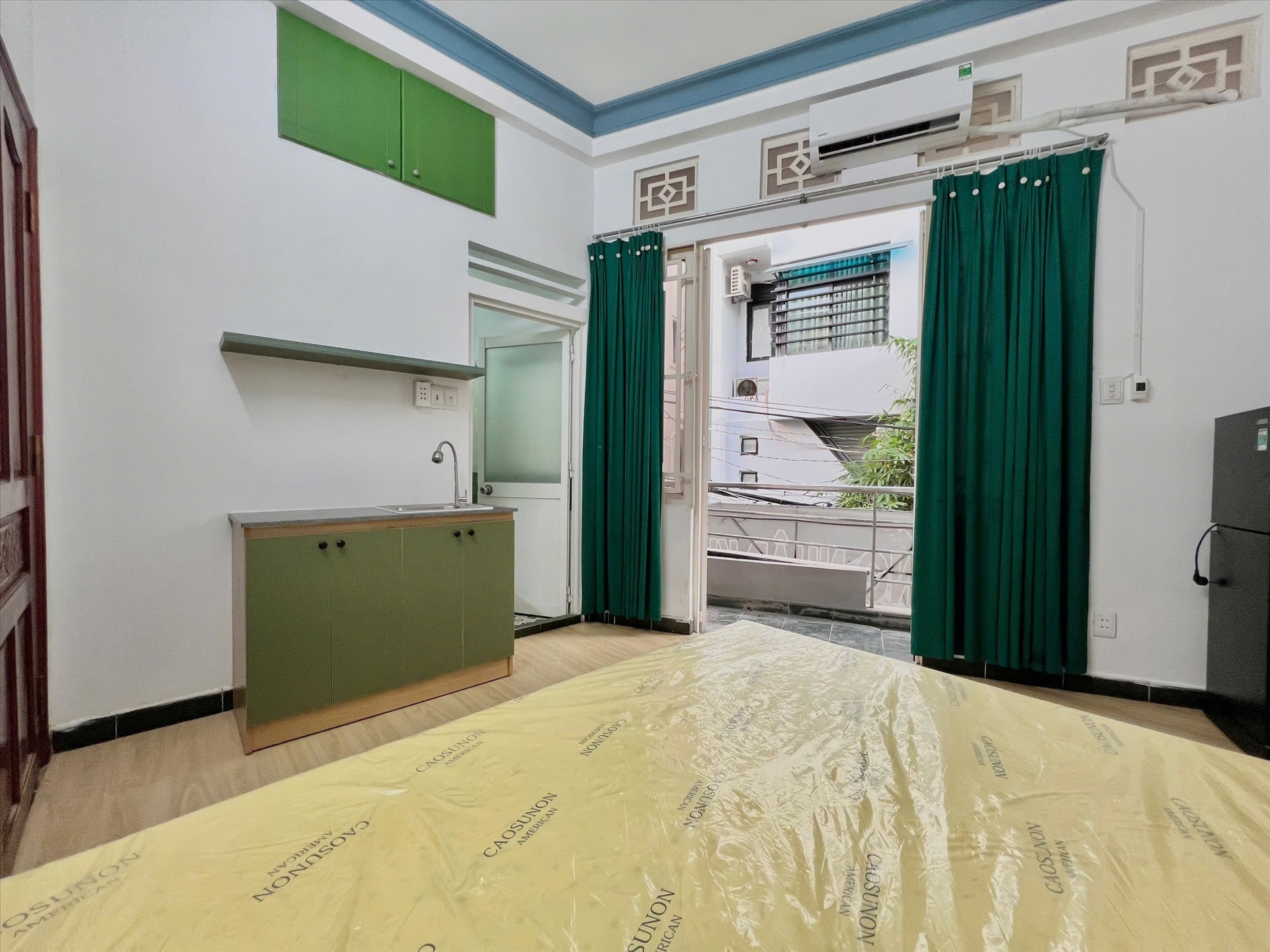 Phòng trọ Studio 25m2 tại AT House Phùng Văn Cung - Phú Nhuận - Phòng ngủ