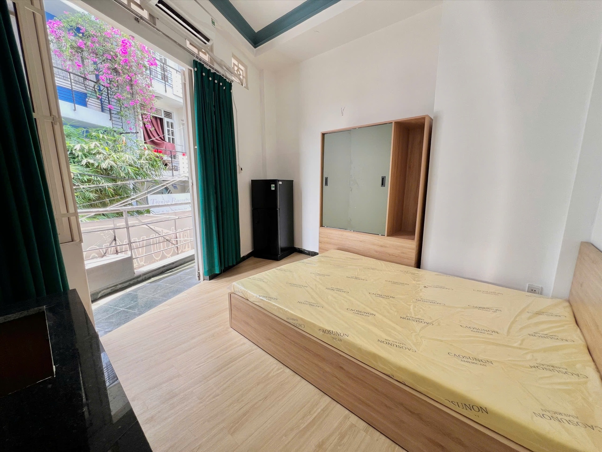 Phòng trọ Studio 25m2 tại AT House Phùng Văn Cung - Phú Nhuận - Phòng ngủ